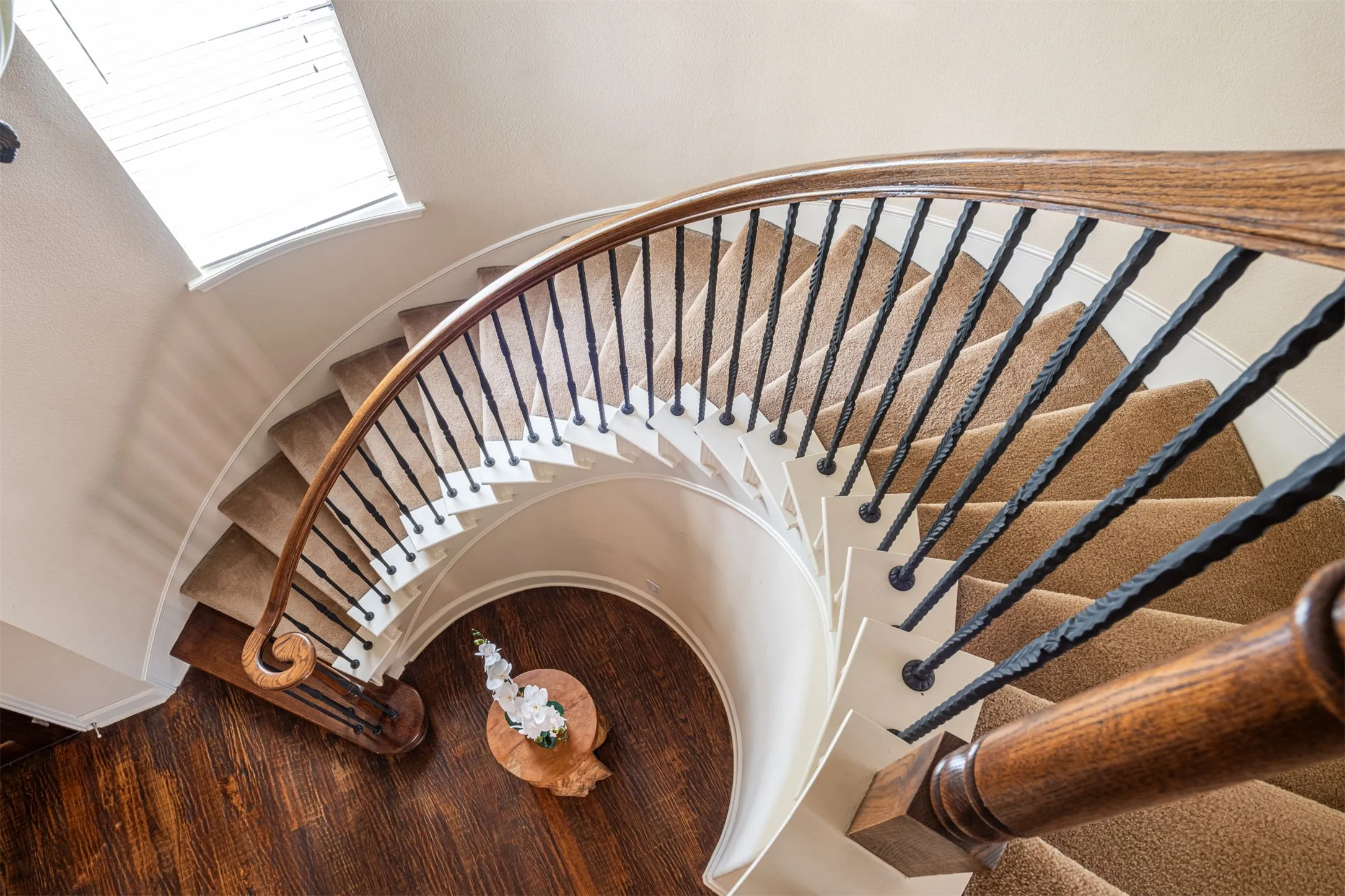 Stunning Spiral Stairway leading to the 2nd level