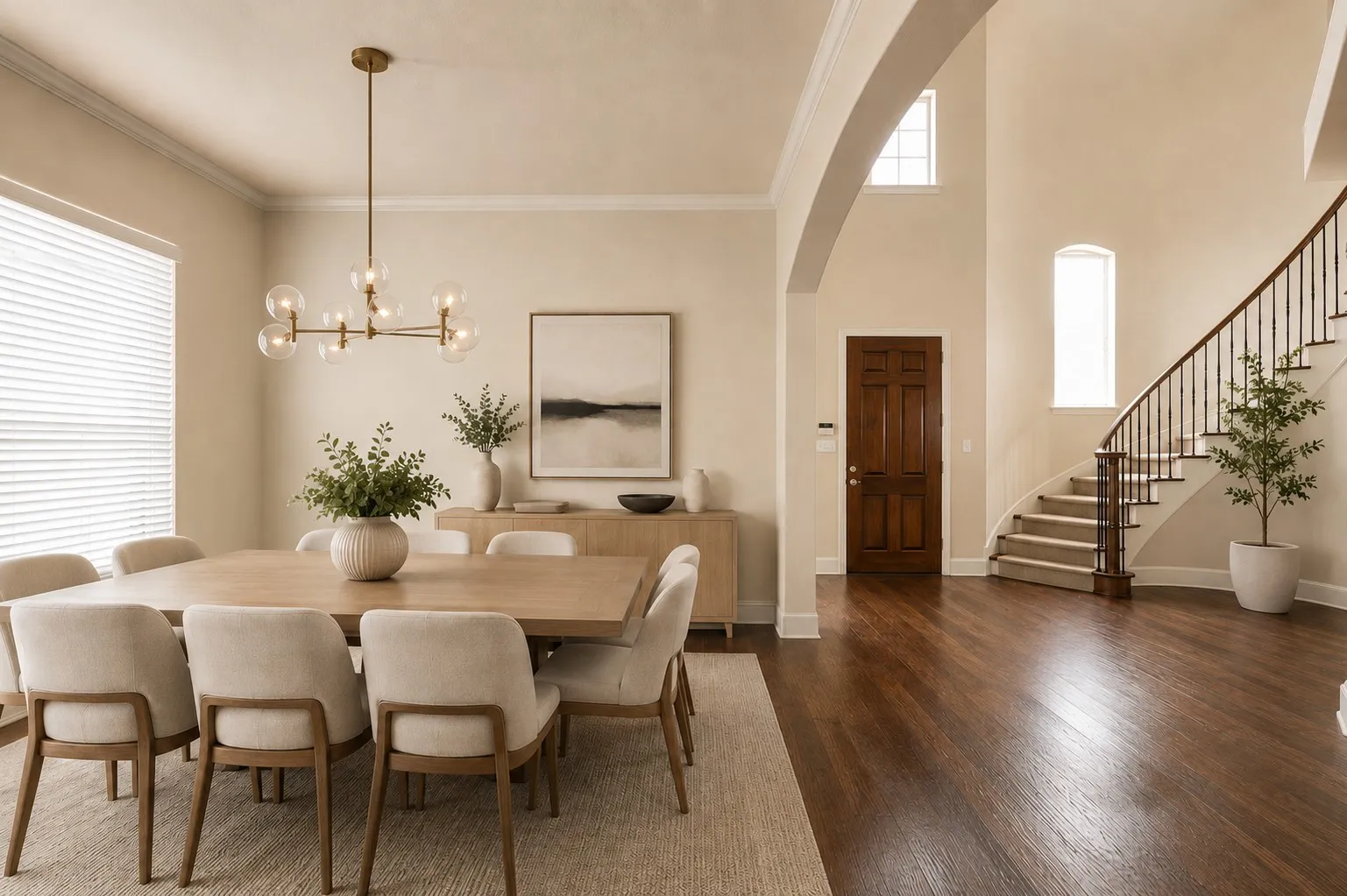 [Virtually Staged] Sample Dining Room
