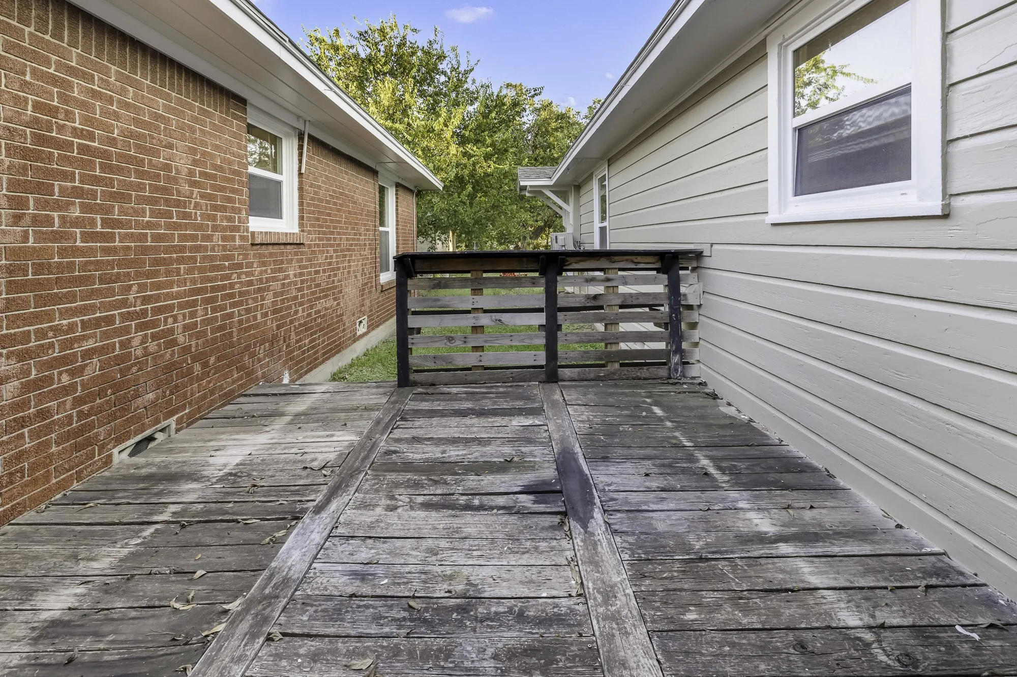 View of deck