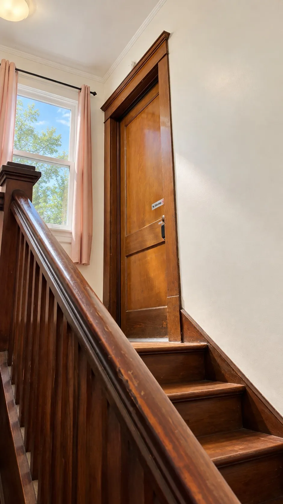 Upstairs apartment entrance