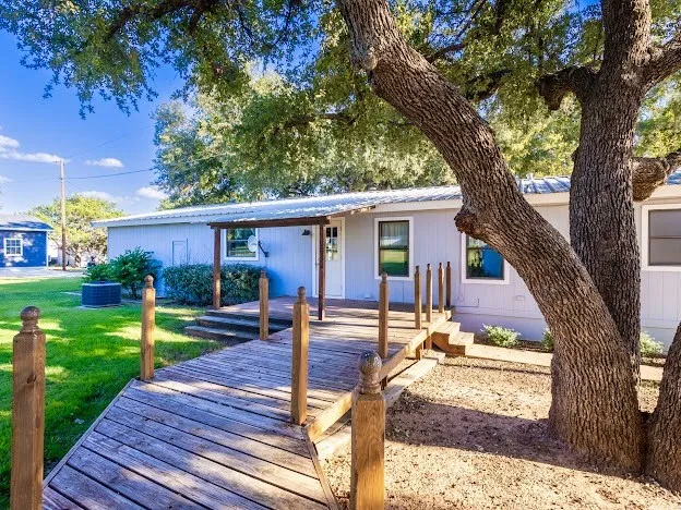 Walkway from Garage