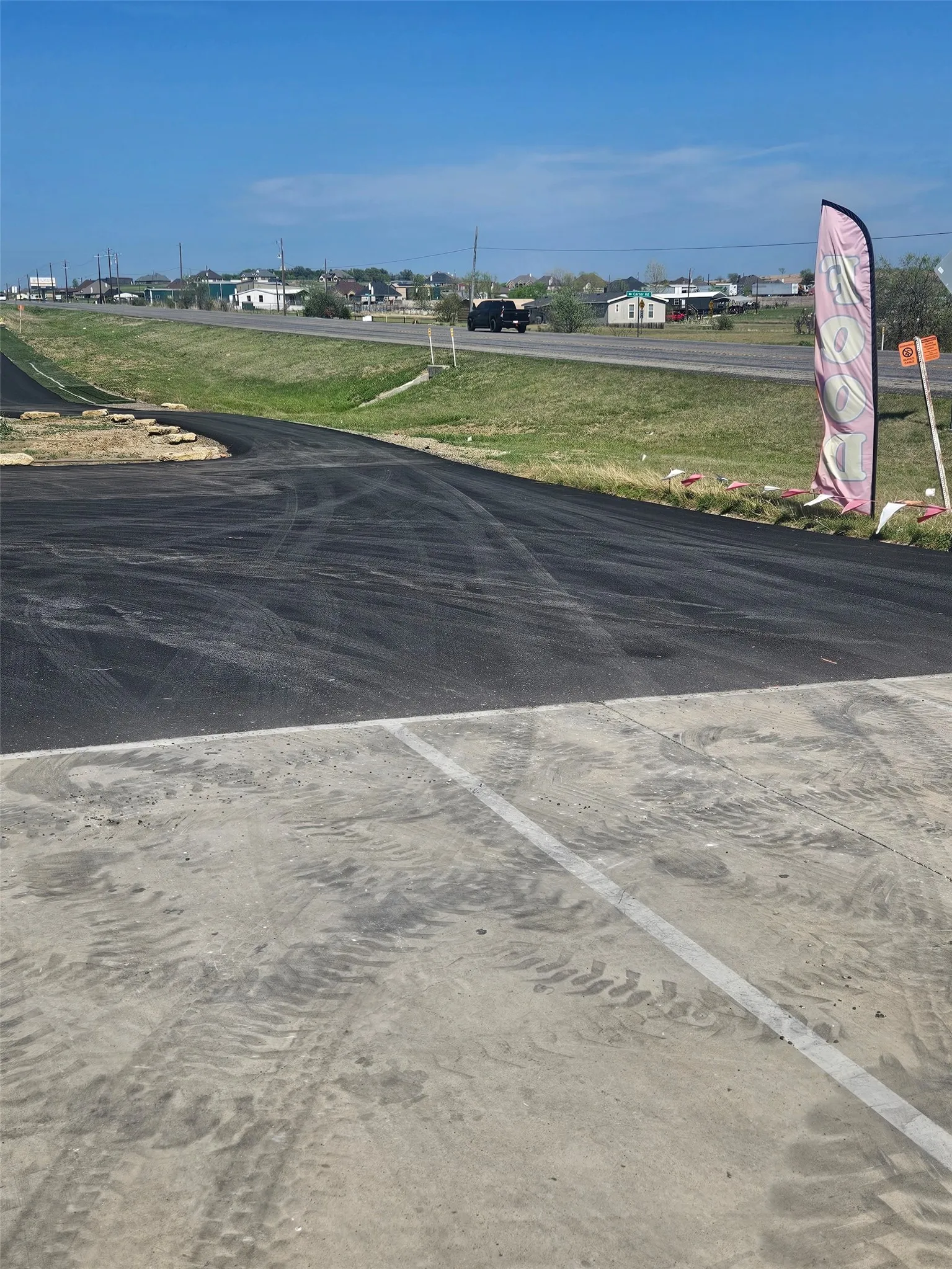 adjacent 2 acres with paved road