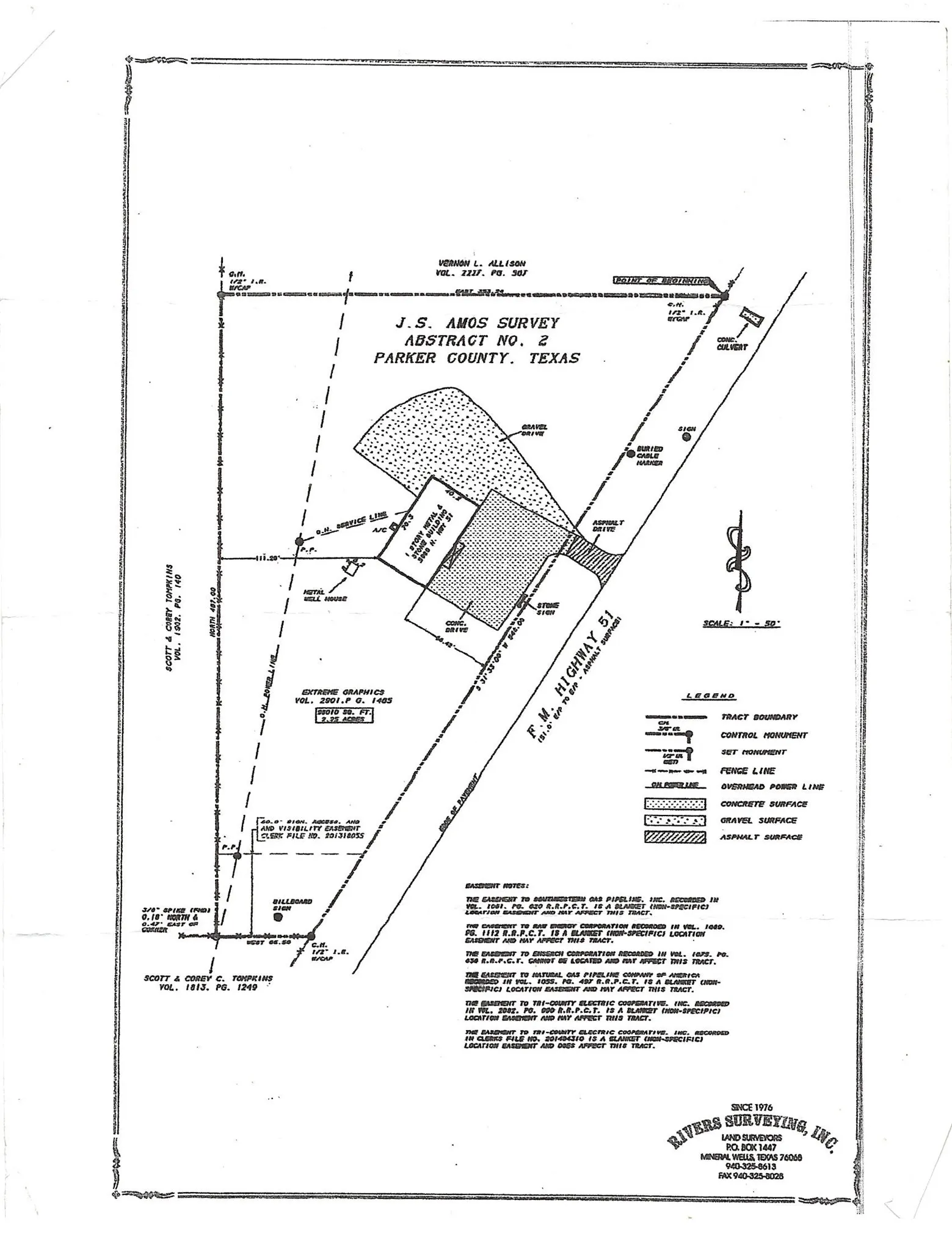 Survey map / technical document