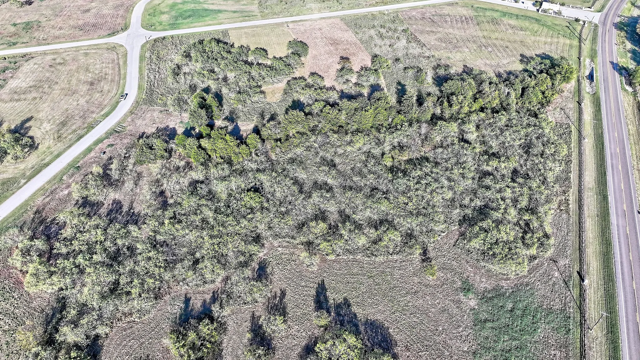 Aerial overview of property's location