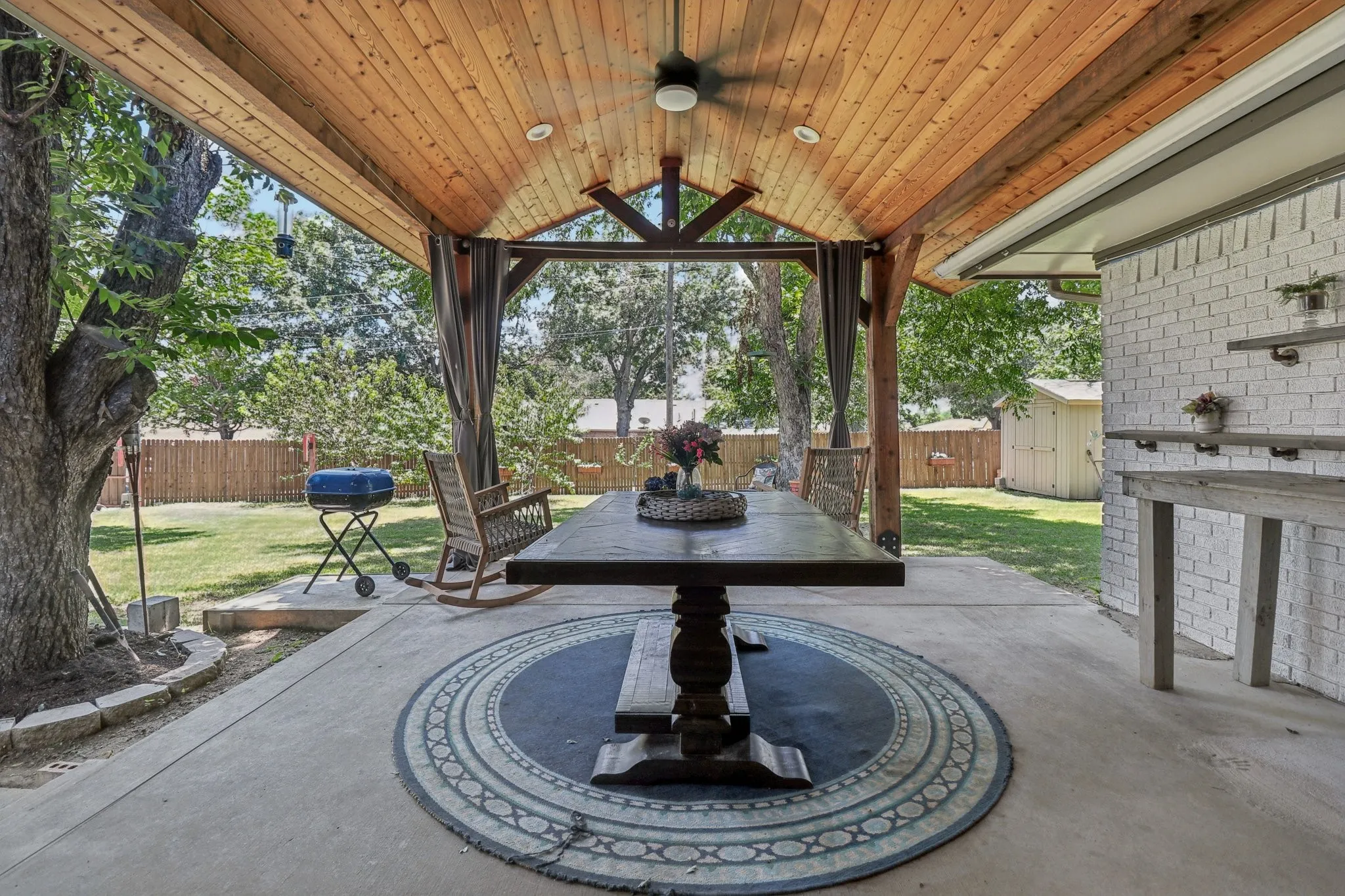 Fabulous covered patio!