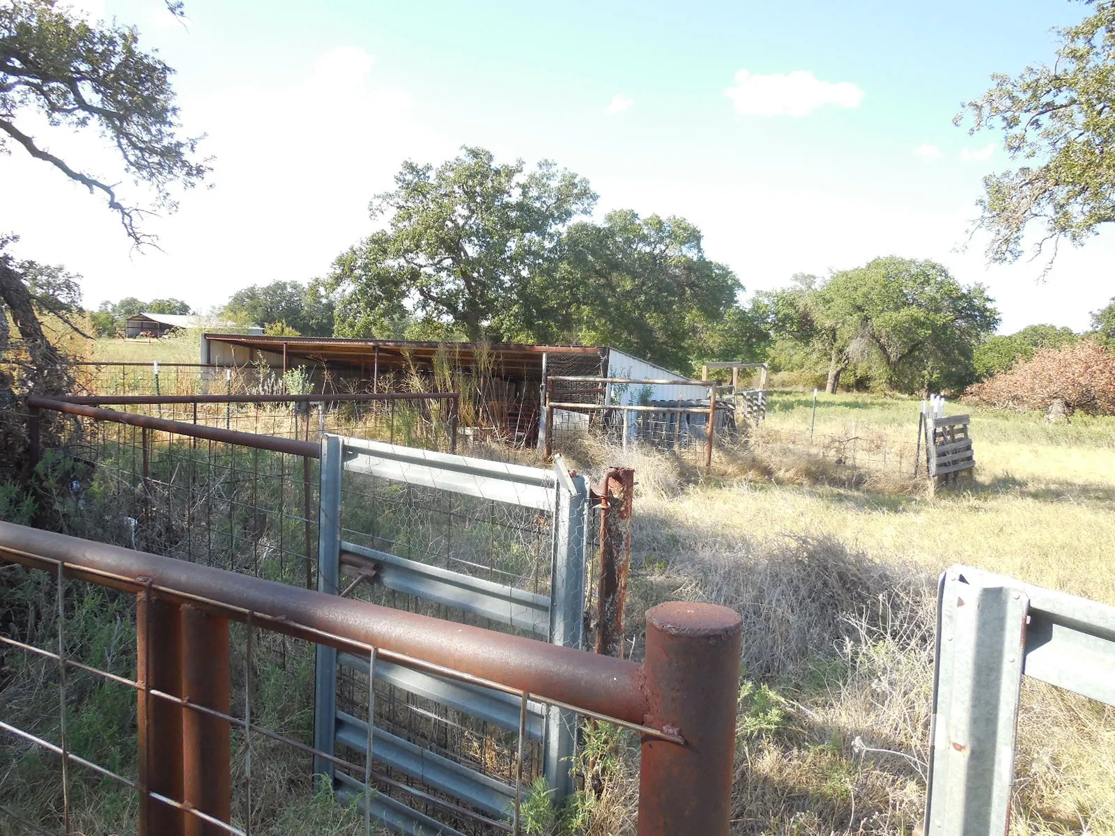 Livestock pens