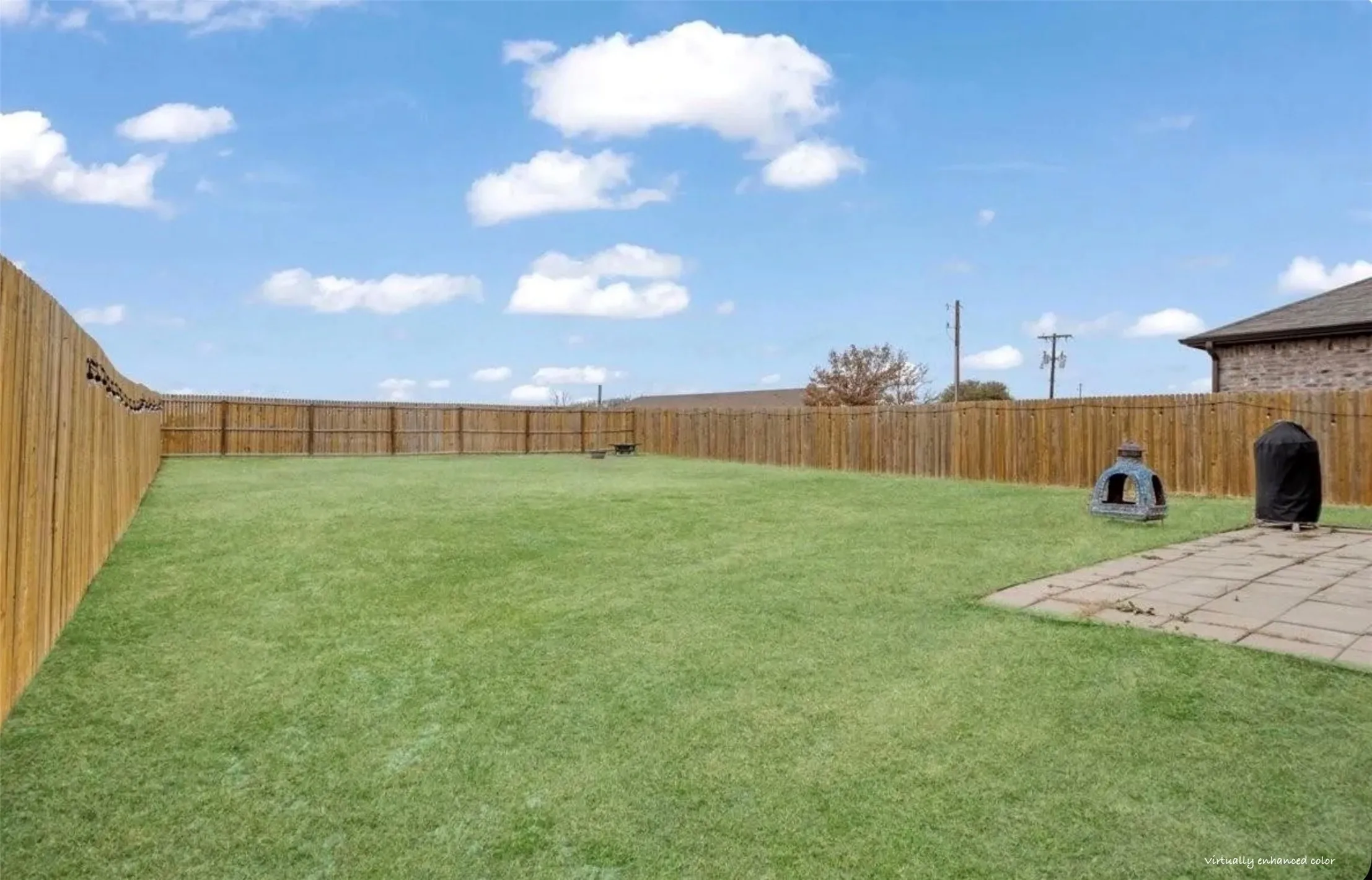 Large backyard with endless possibilities