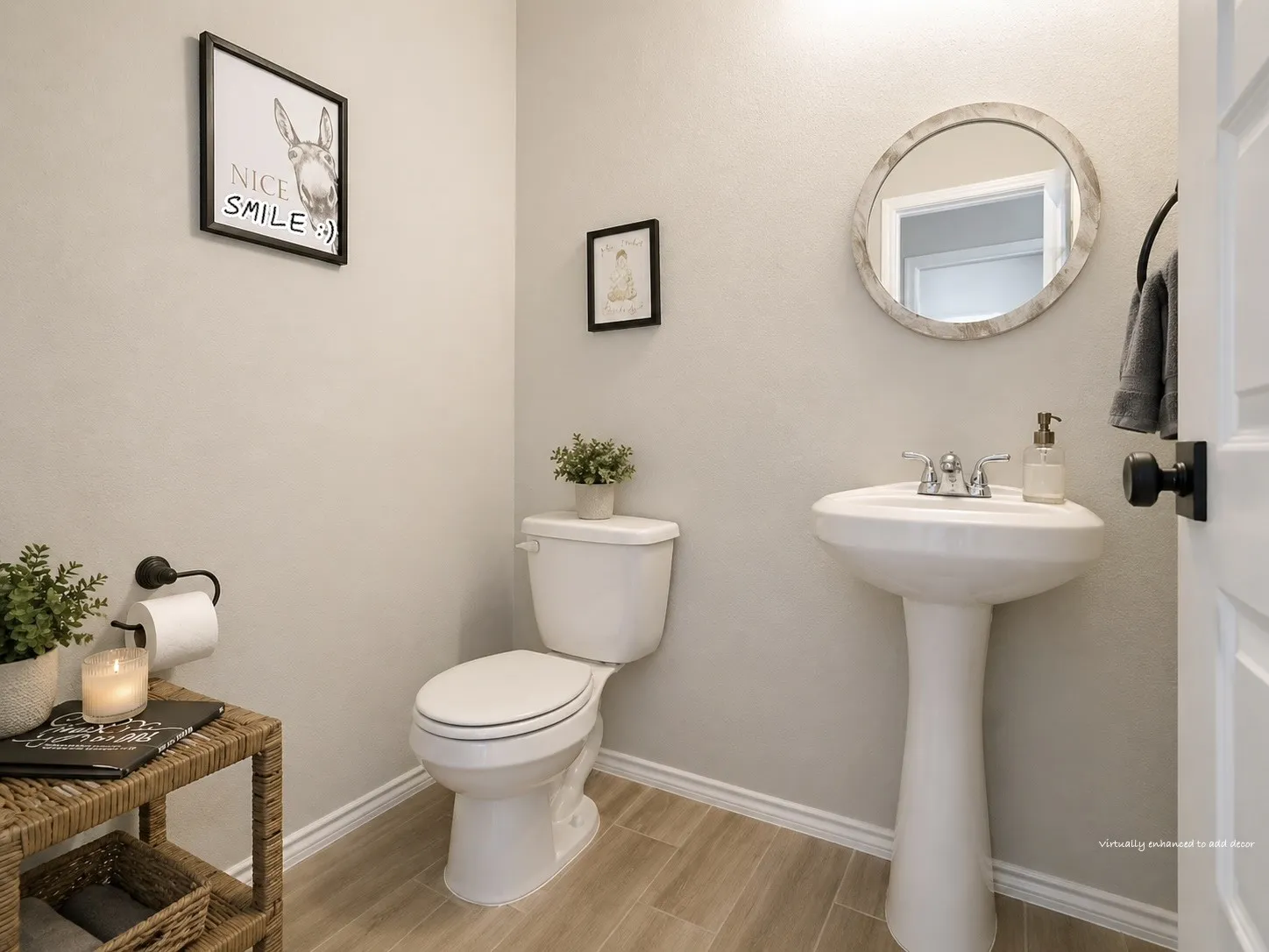 Powder room downstairs