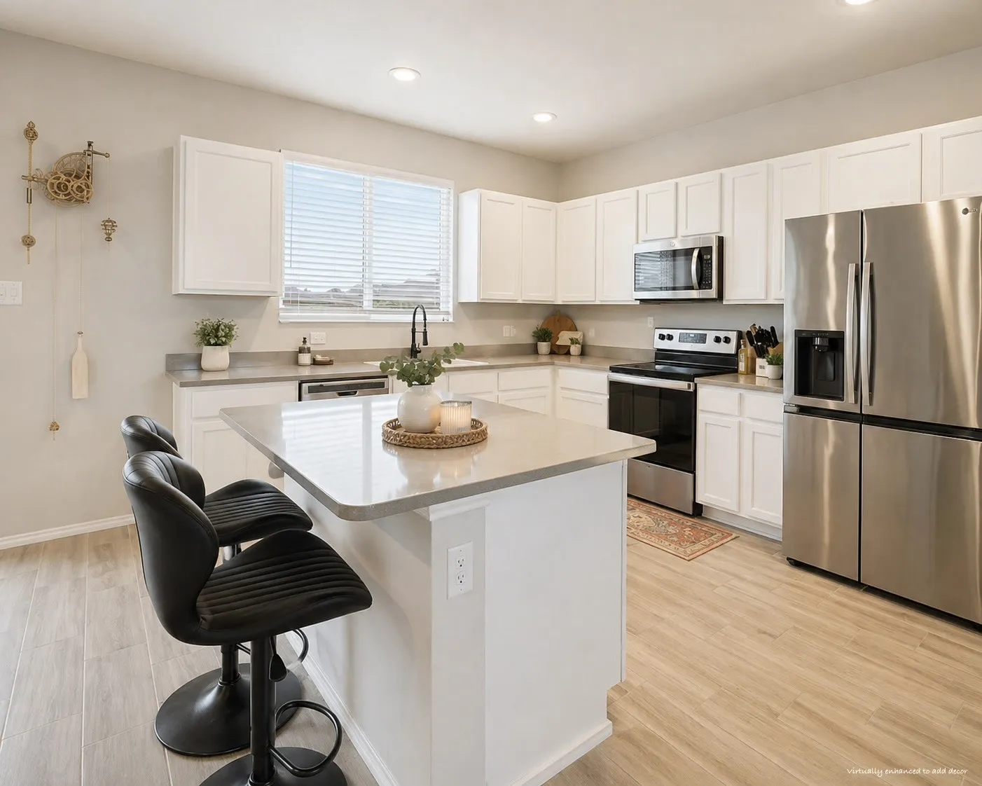 View from entering the kitchen area