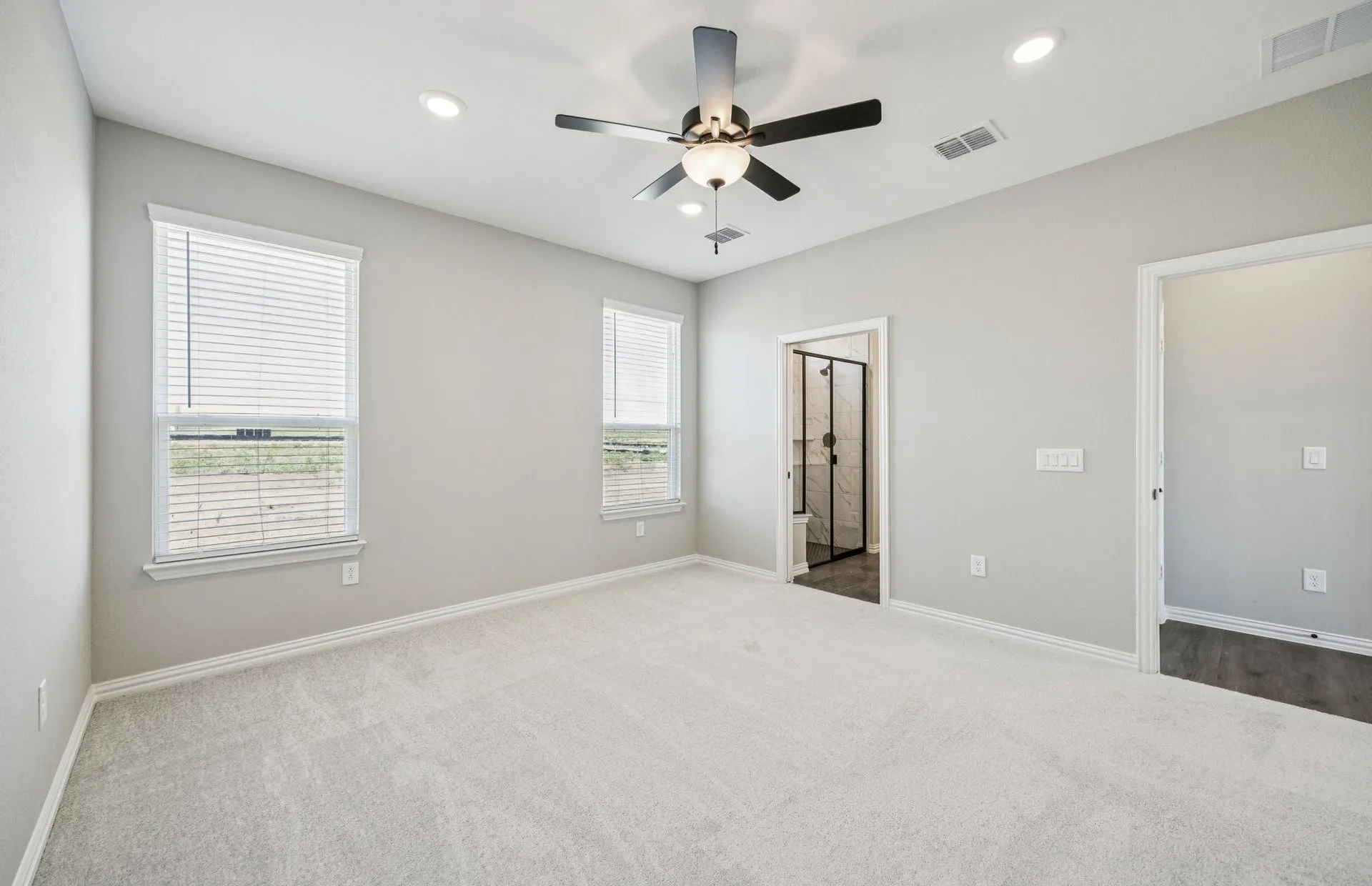 Primary suite with private bath