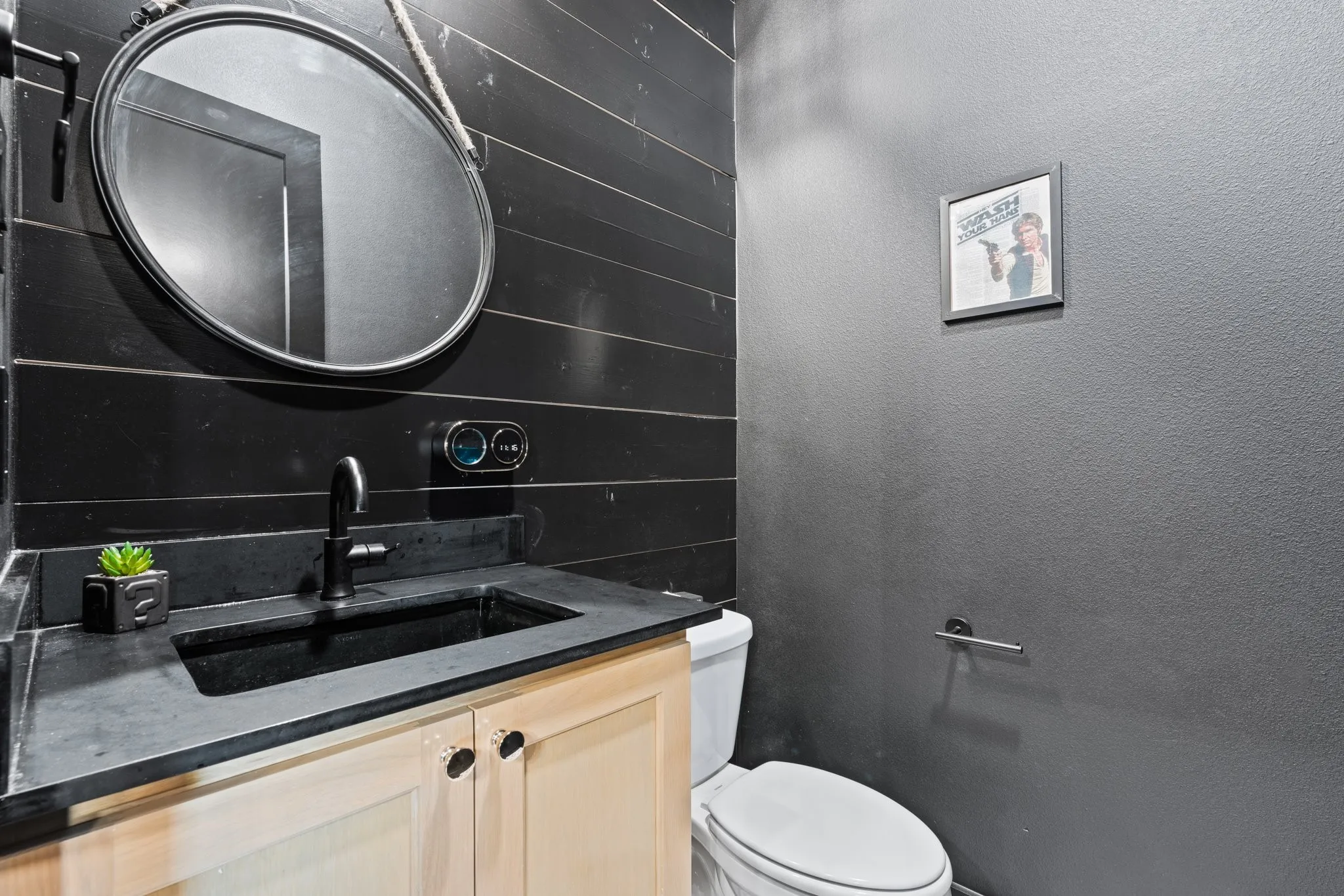 Half Bath in Gameroom/Media Room