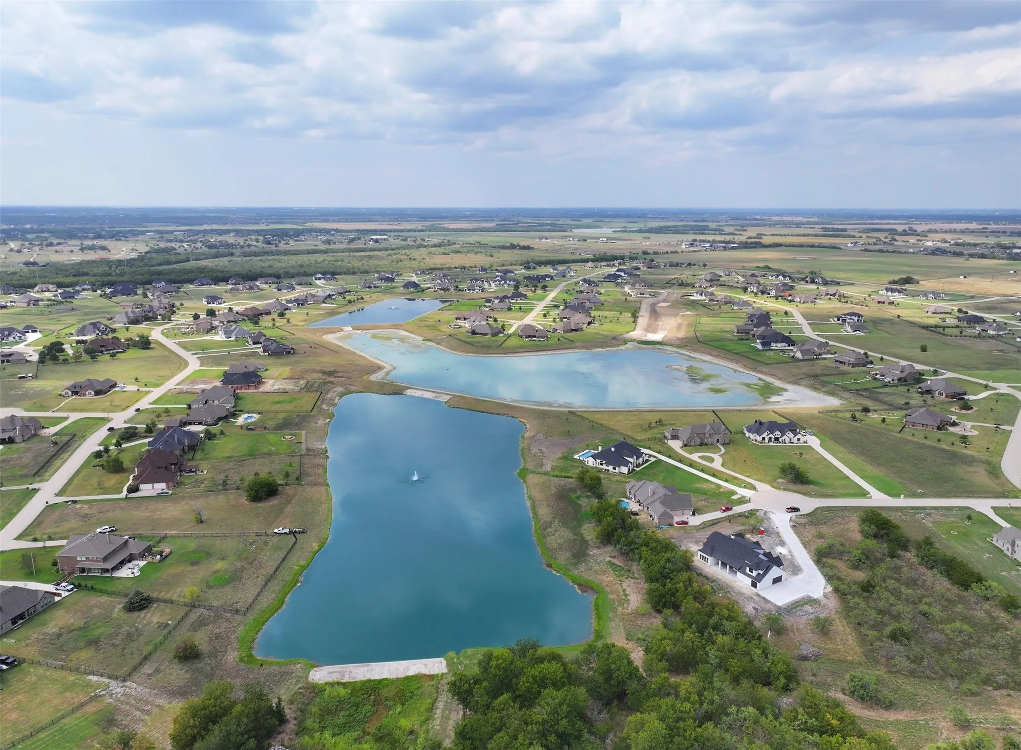 Private community lake