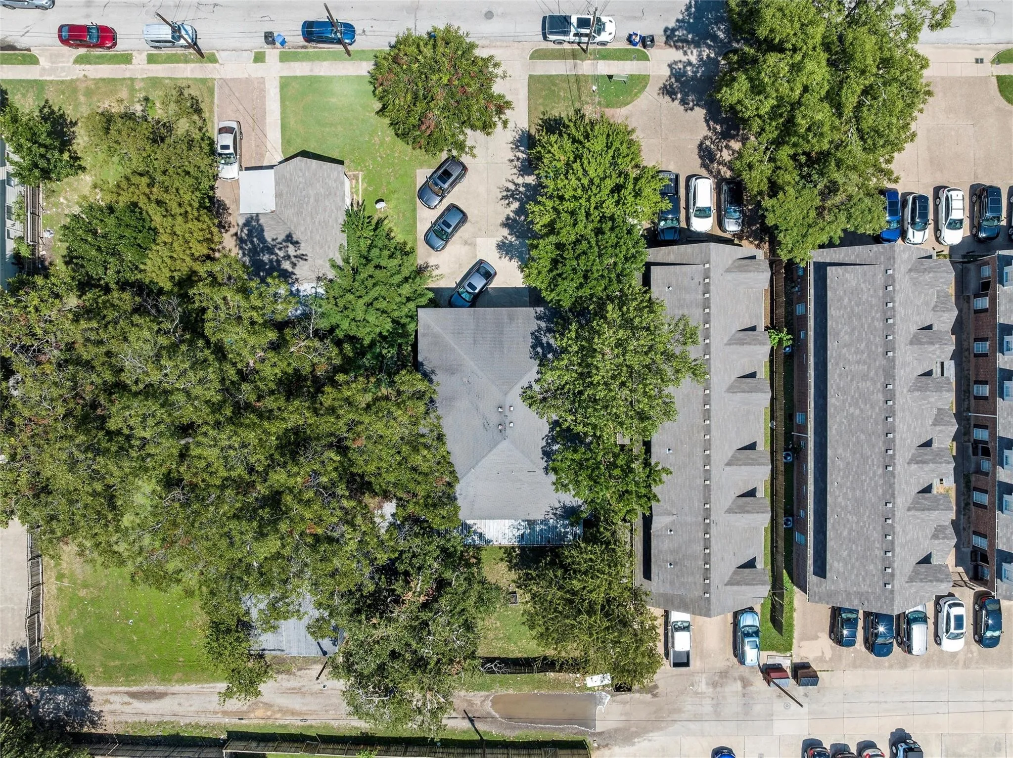 Aerial view of property's location