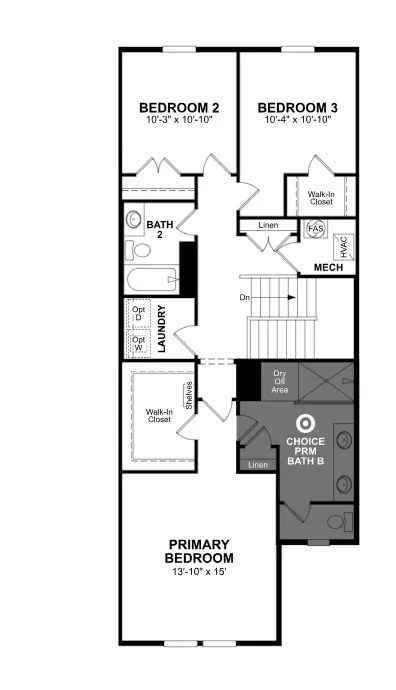 Beazer Homes Waterbend Harvard Floorplan.