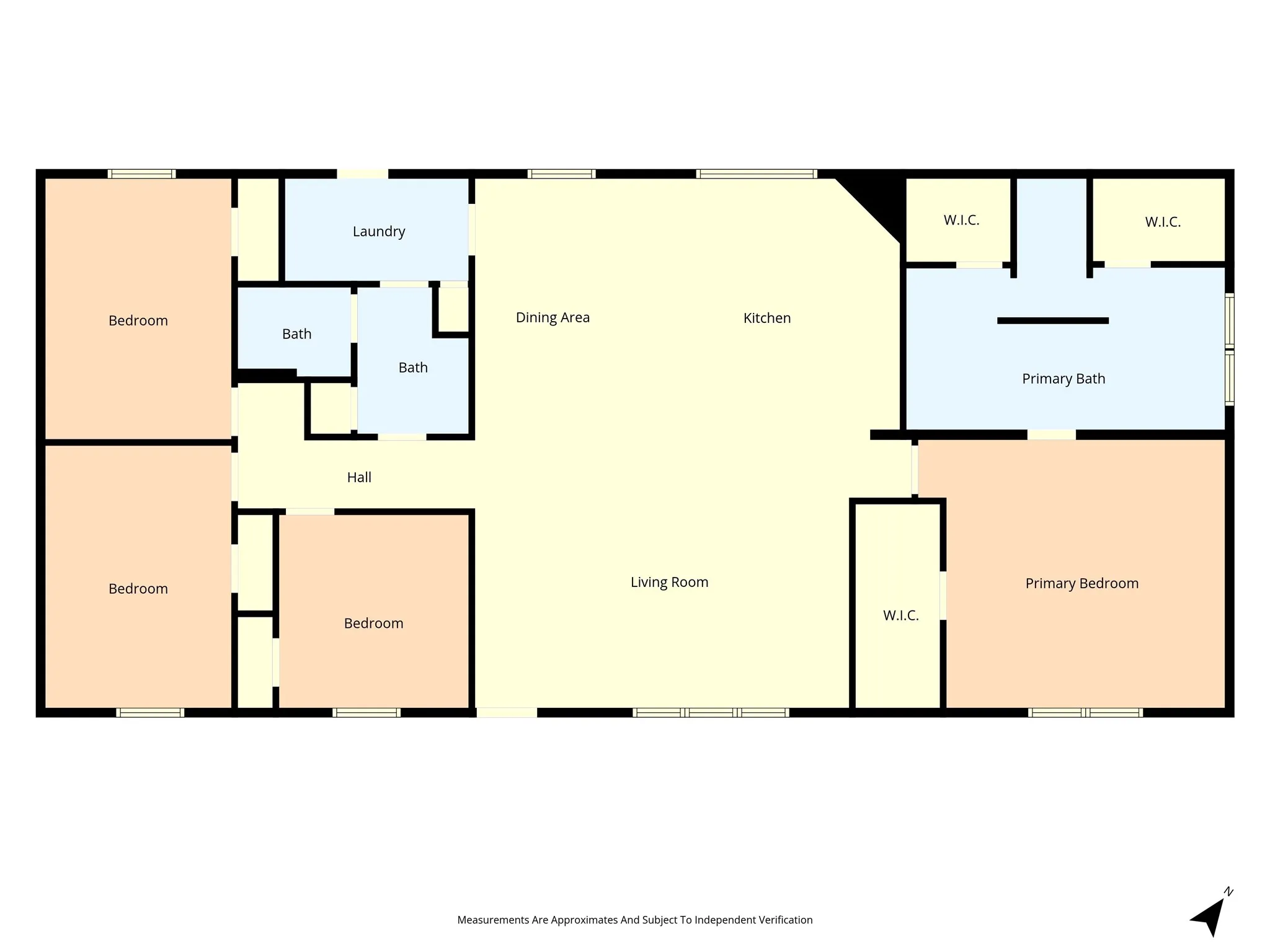 View of floor plan / room layout