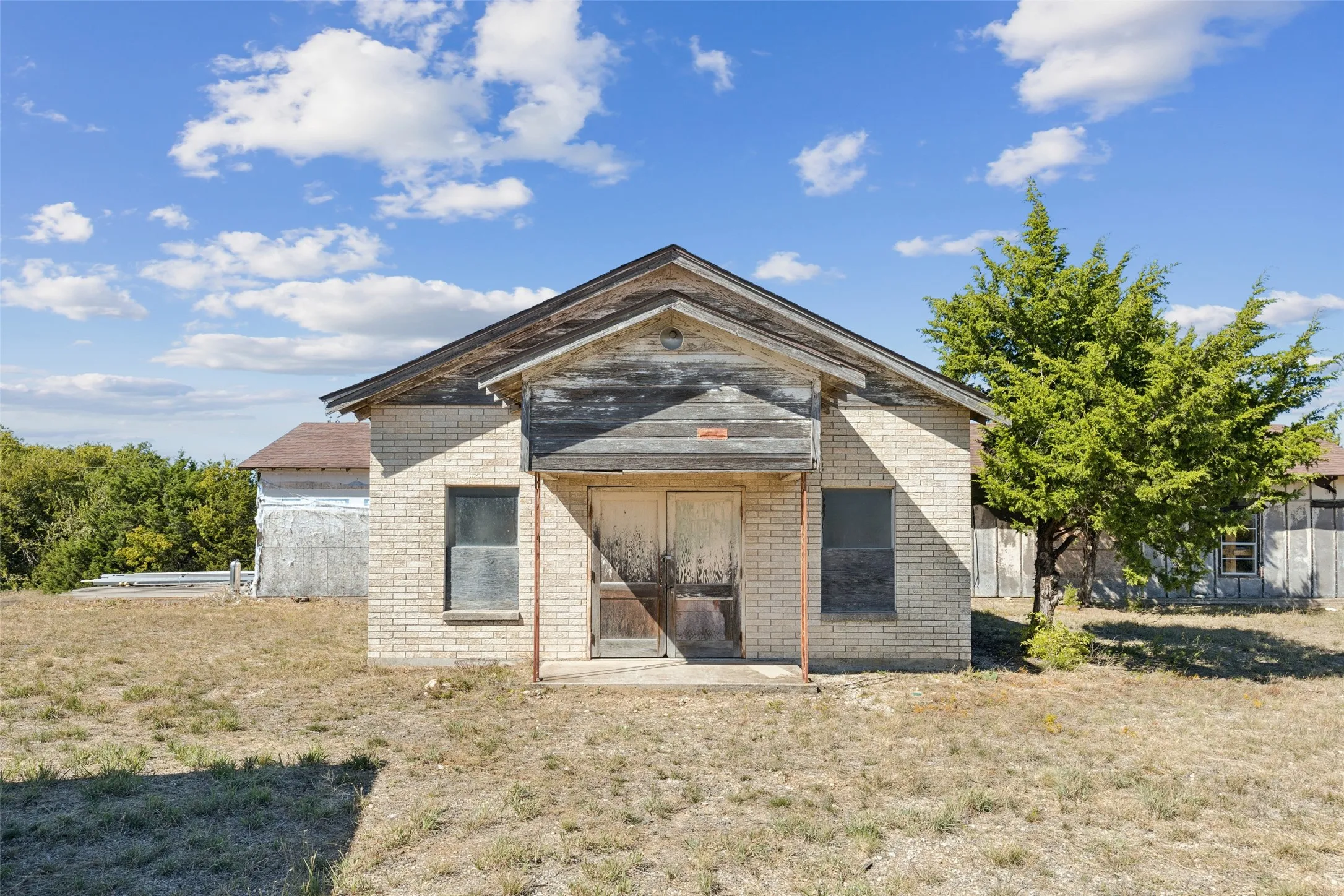 View of outbuilding