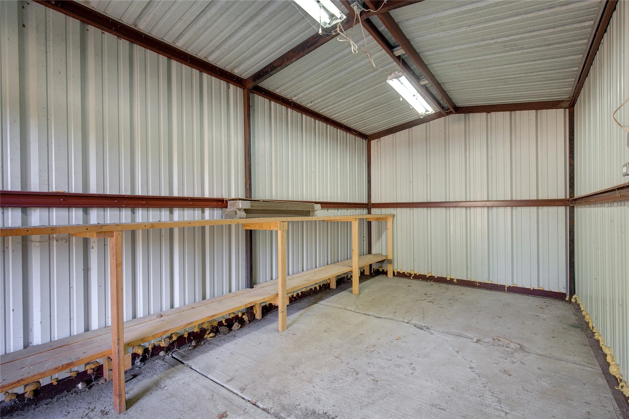 Interior of metal workshop