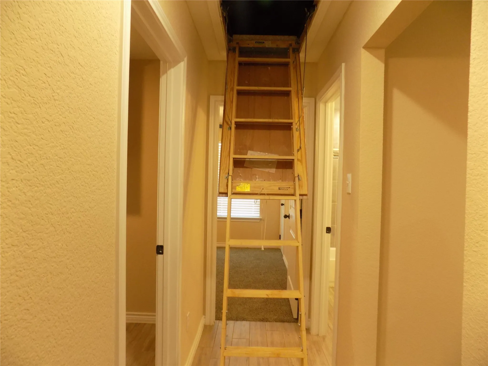 Ladder access to attic