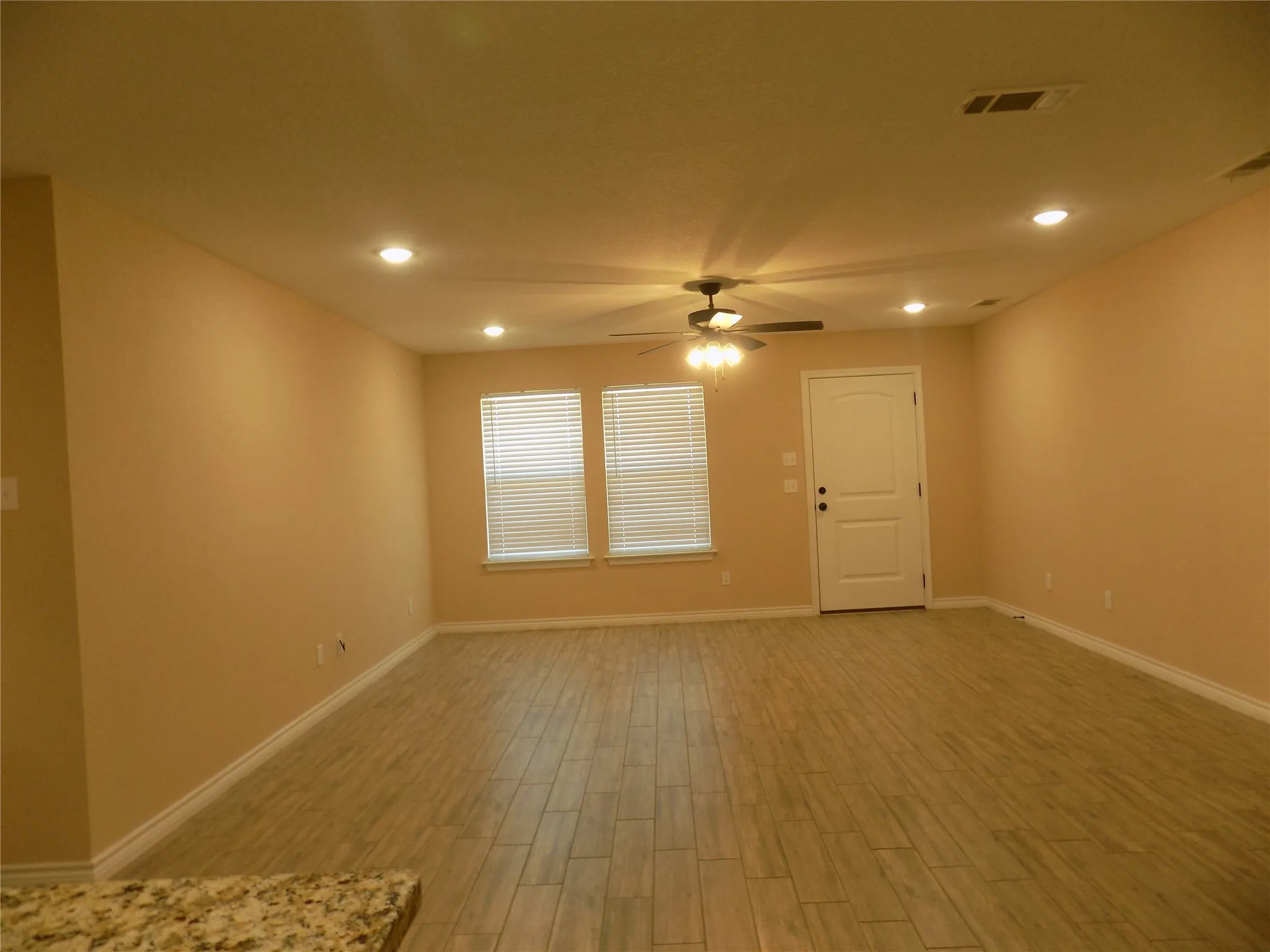 Lovely open living area, light and bright