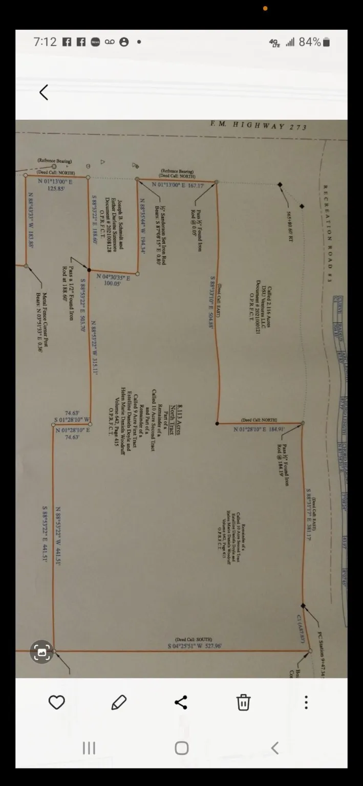Survey map / technical document