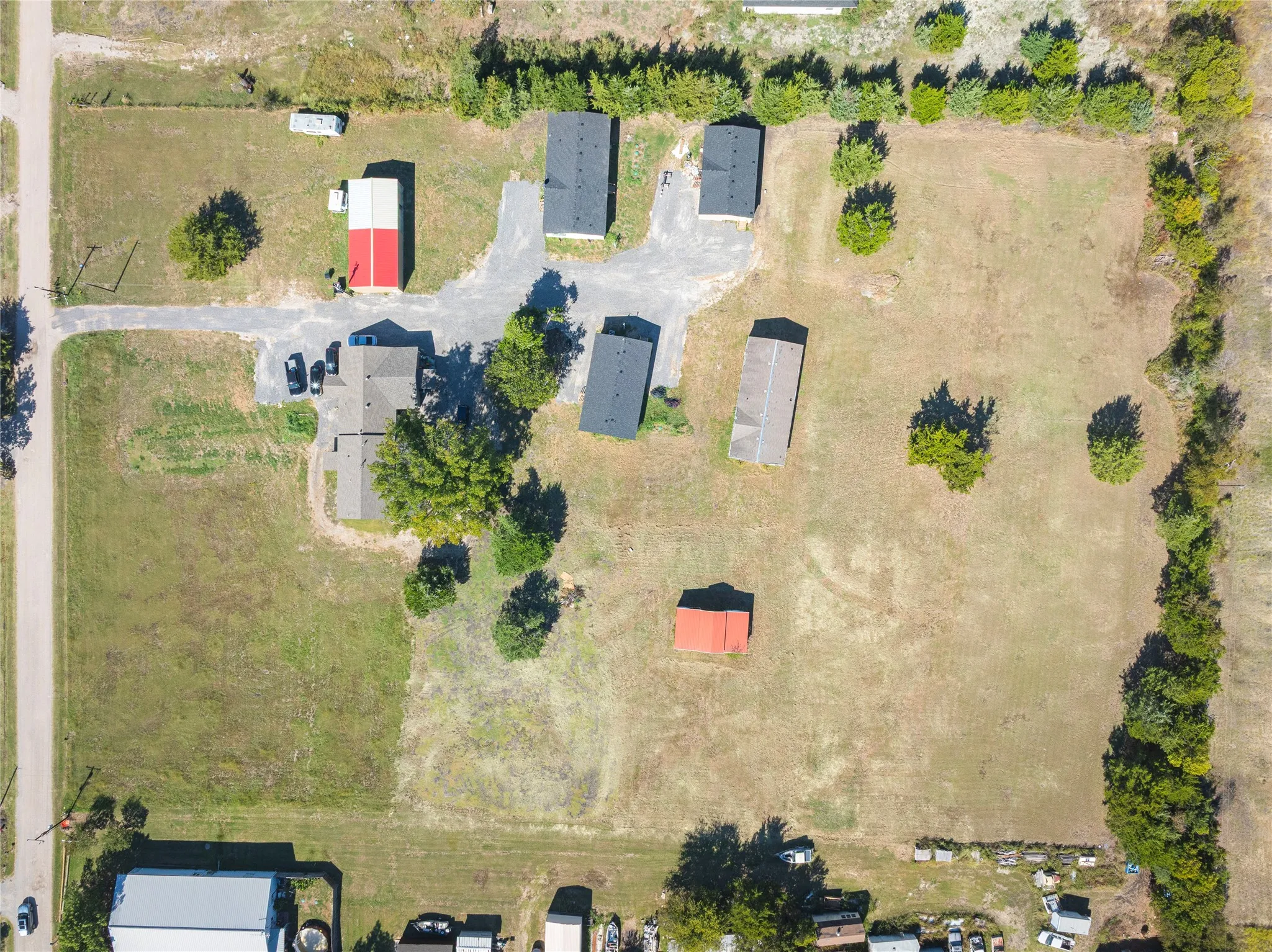 Aerial view of property's location