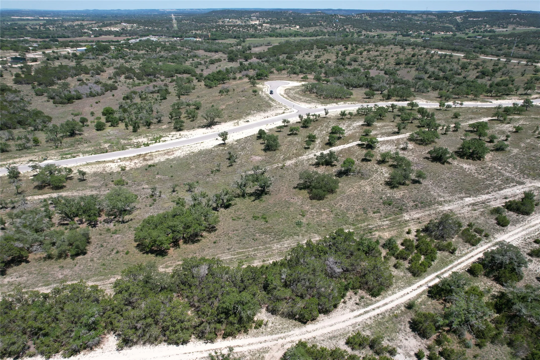 Aerial view of property's location featuring rural landscape