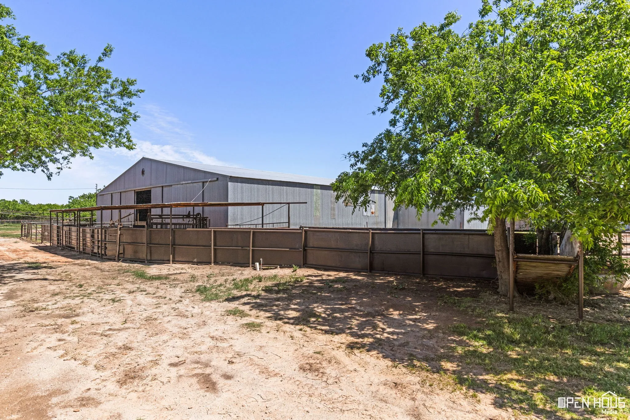 View of yard with an outbuilding and an exterior structure