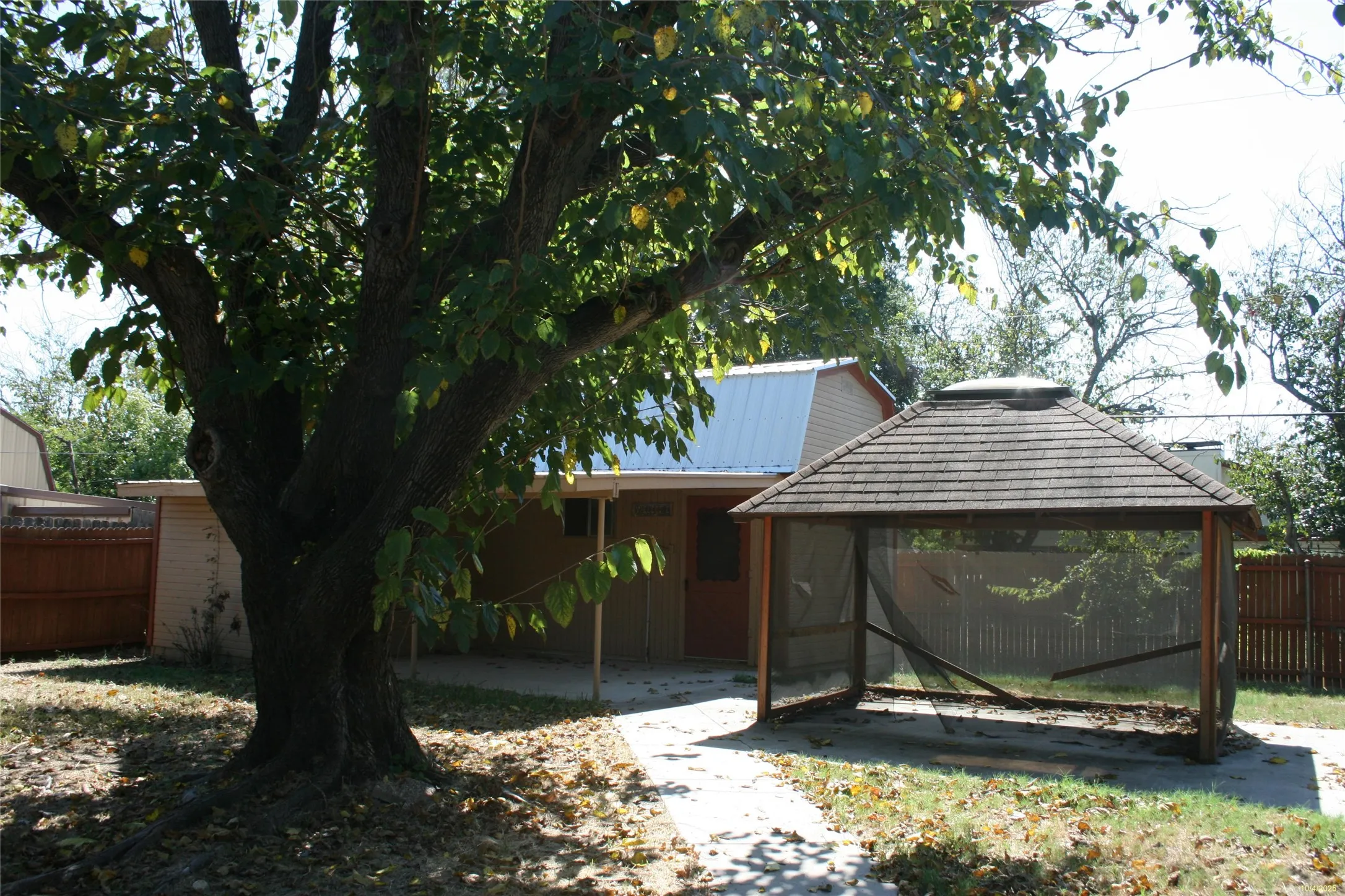 View of back of house