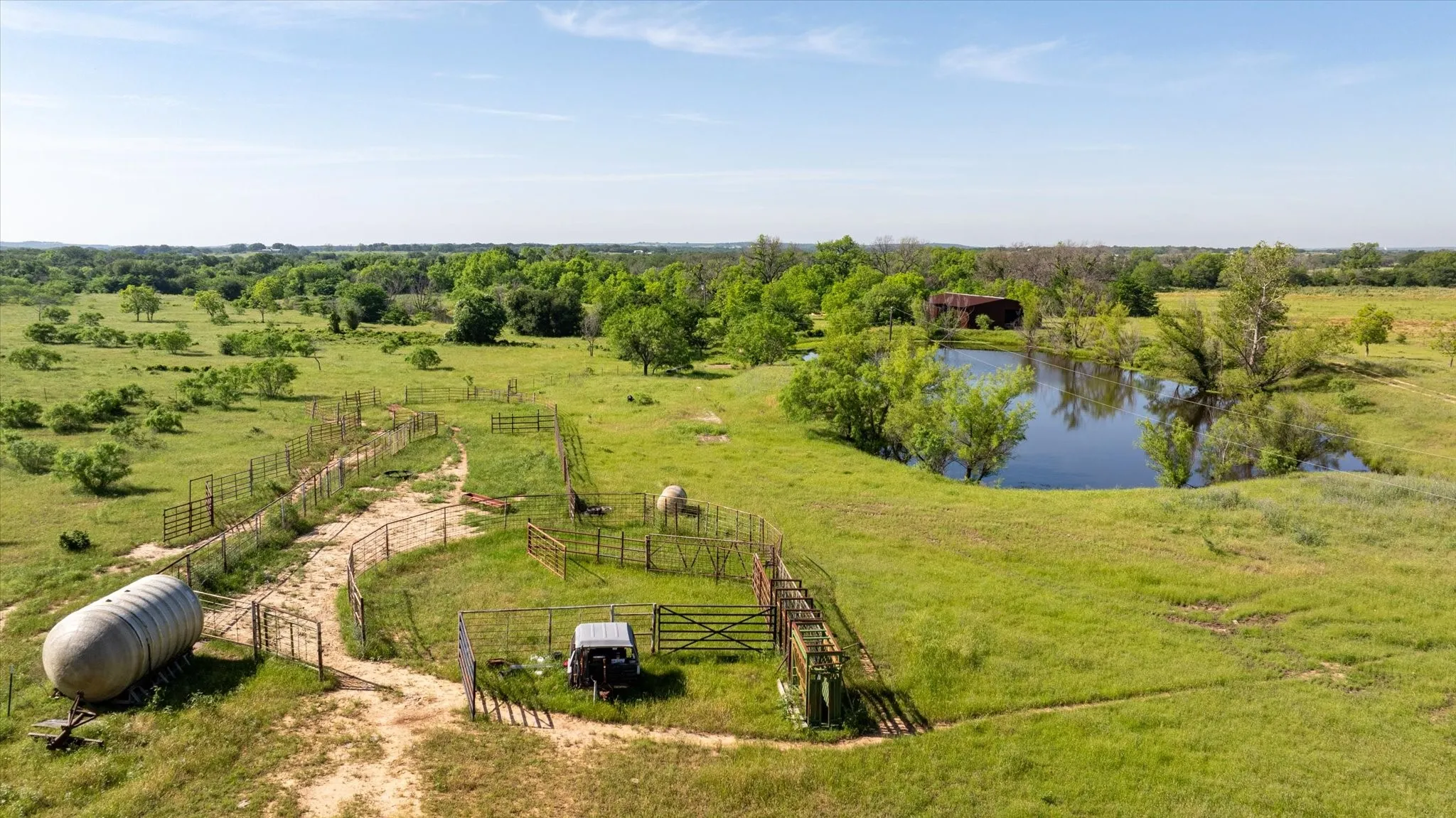 Photo of the corral that will convey with the property. Cattle chute is excluded.