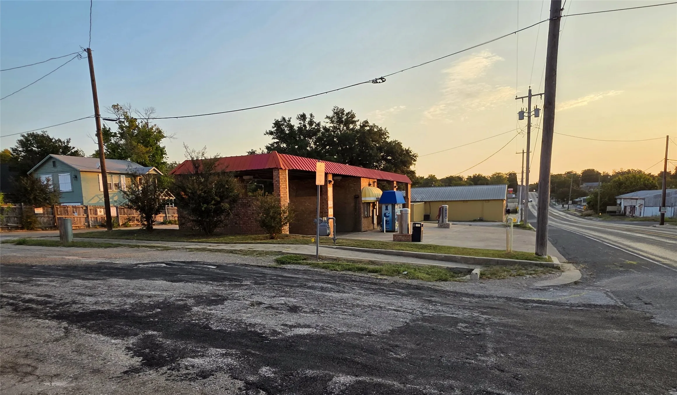 View of asphalt street