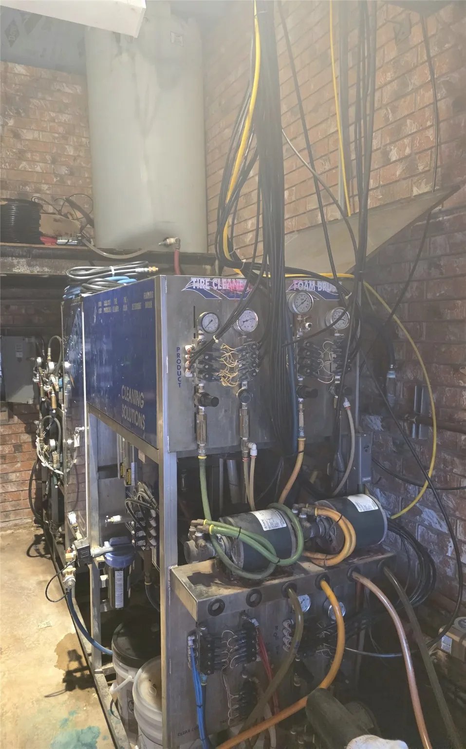Utility room featuring a heating unit