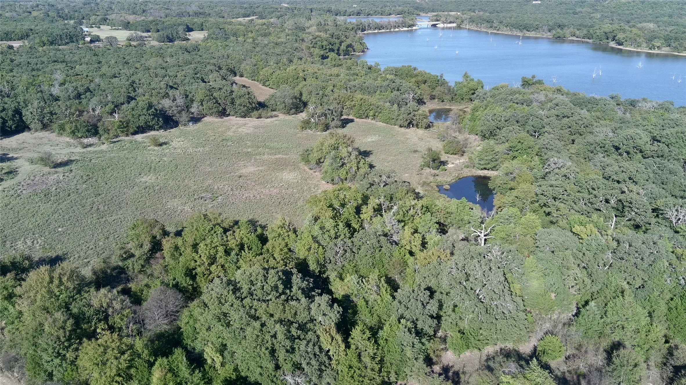 Northeast pasture and boundary to Corps of Engineer land and Lake Ray Roberts