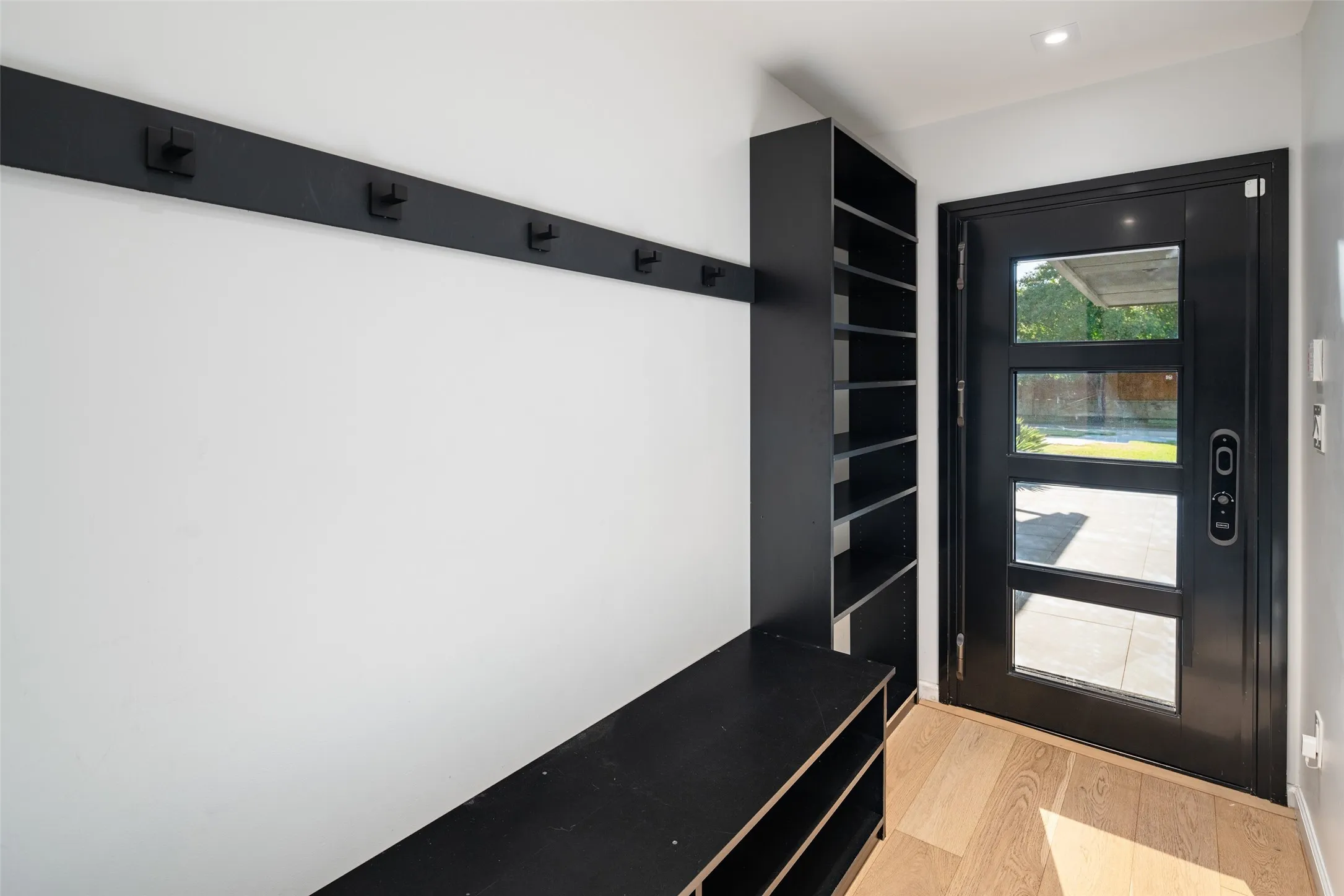 Side entry...