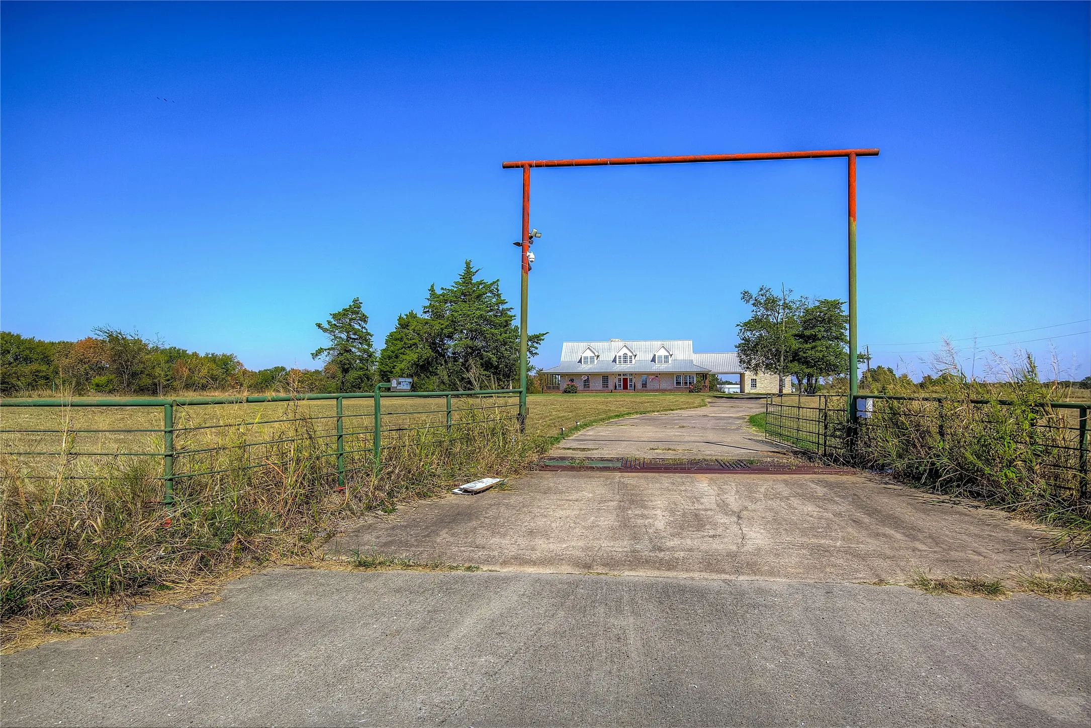 Gate leading to the property