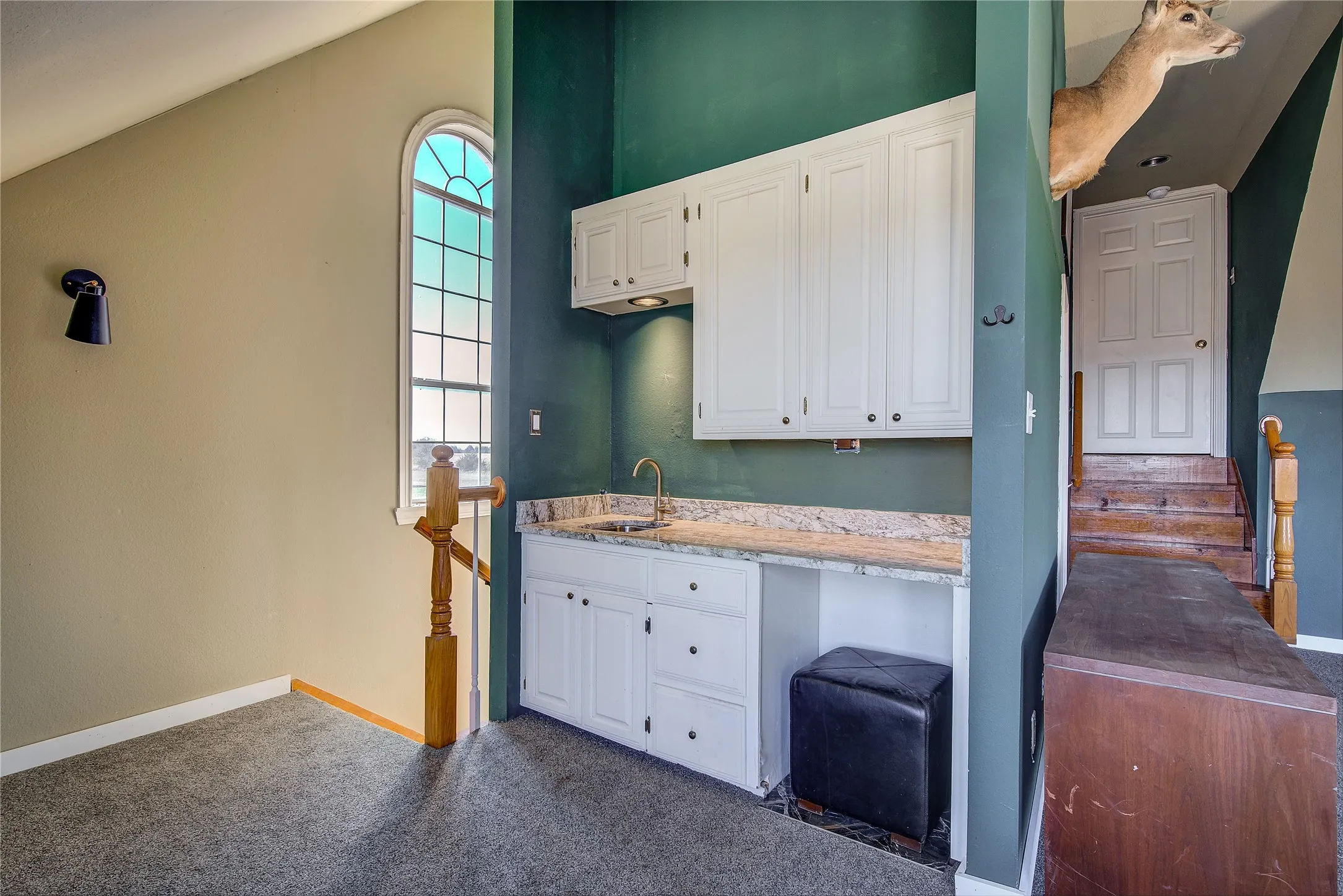 Wet bar in guest quarters could be kitchenette.