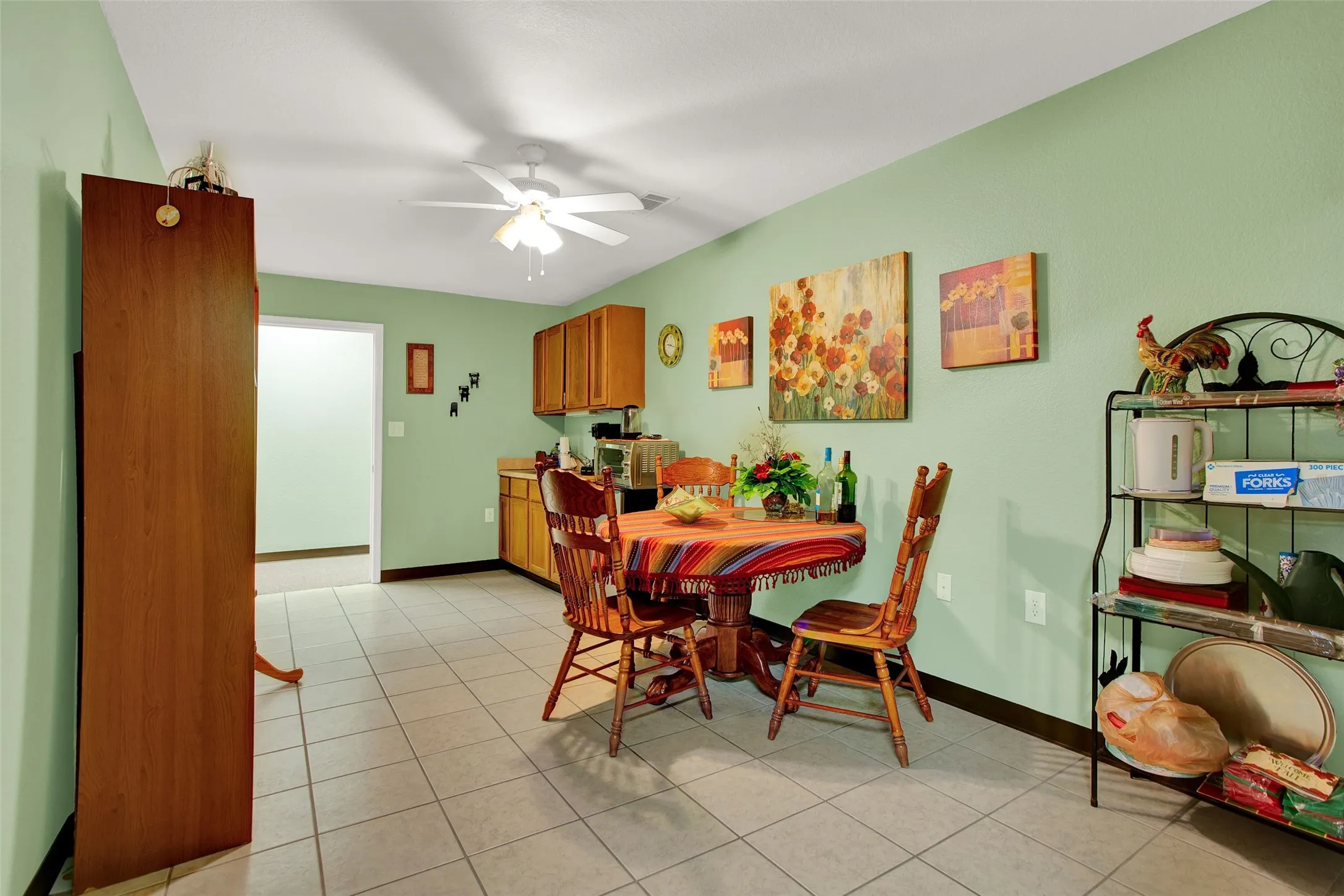 Shared kitchen space