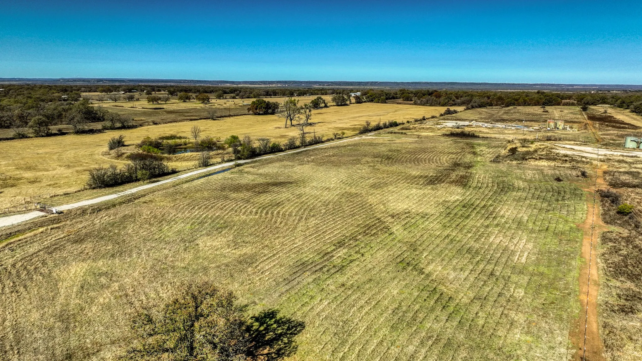 View of rural area with extensive farmland