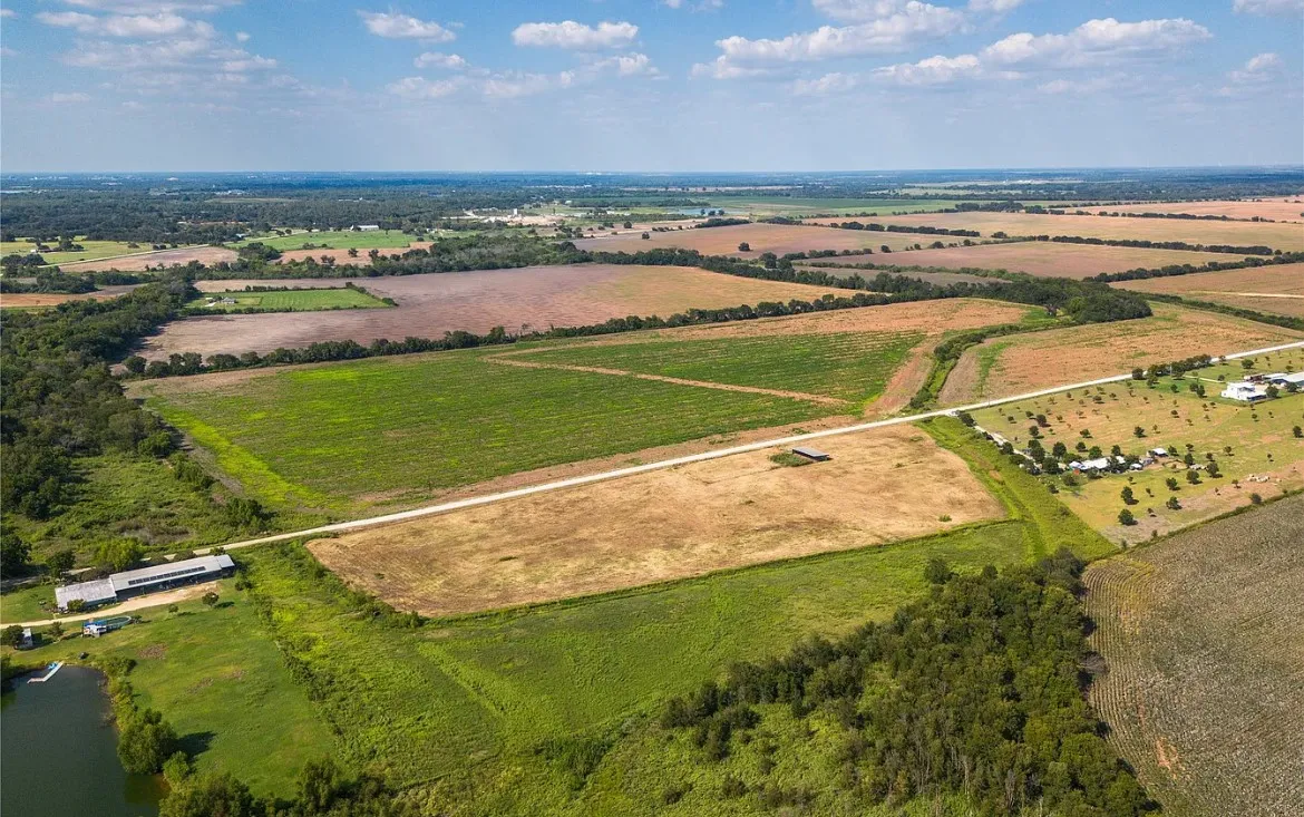 View of rural area featuring extensive farmland