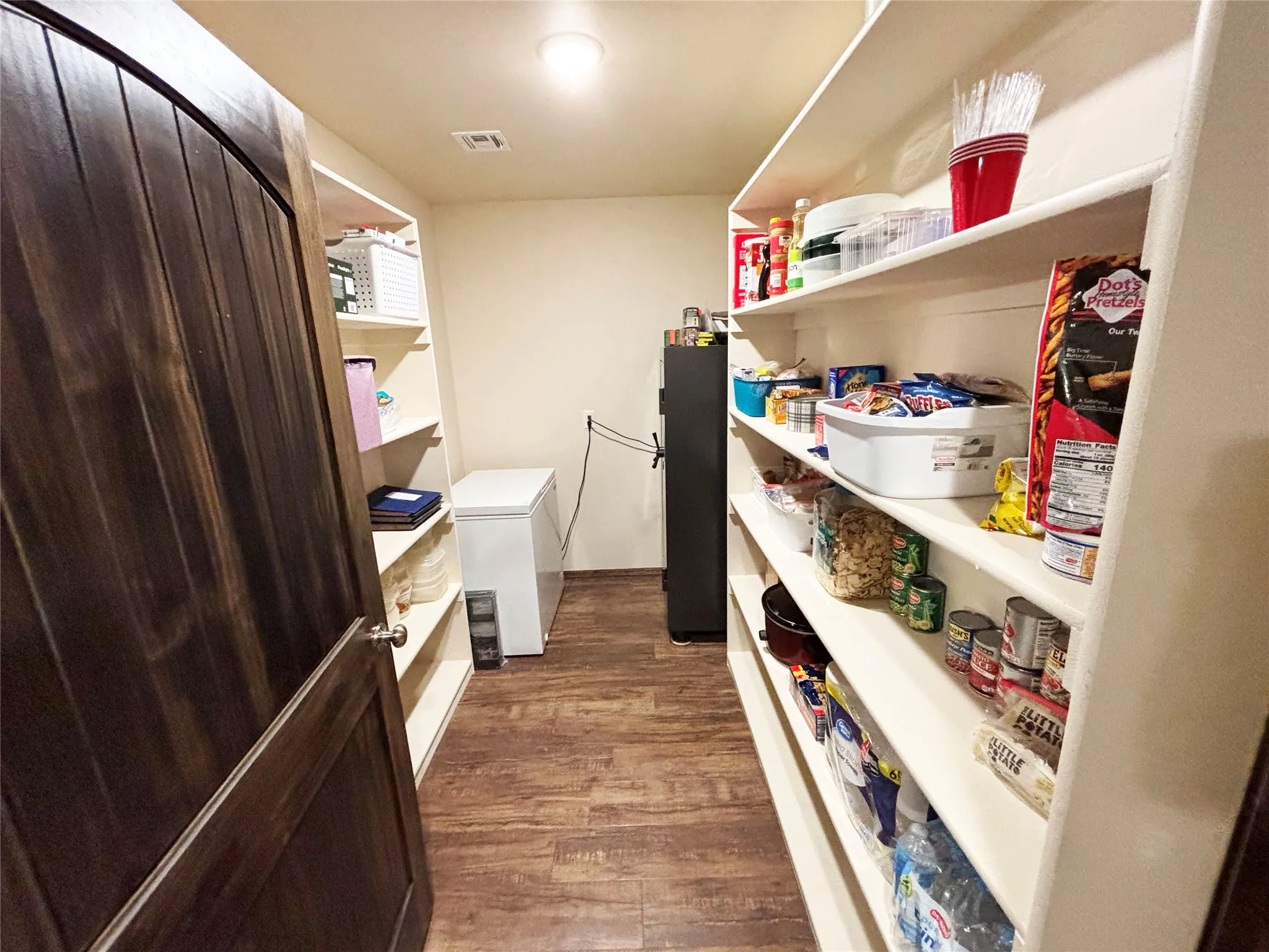 View of storage area