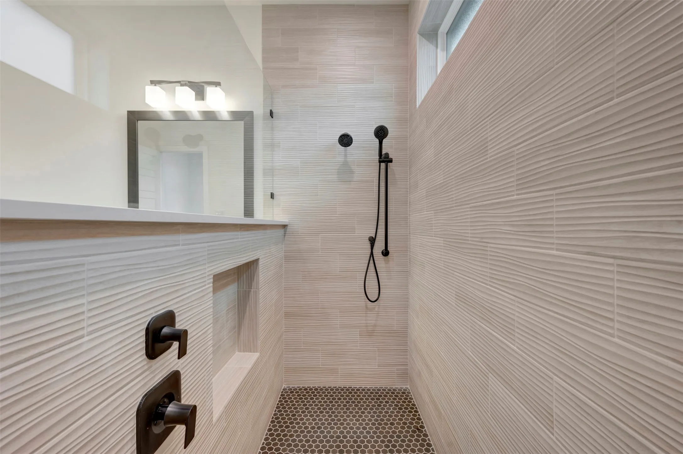 Owners bath with walk in shower