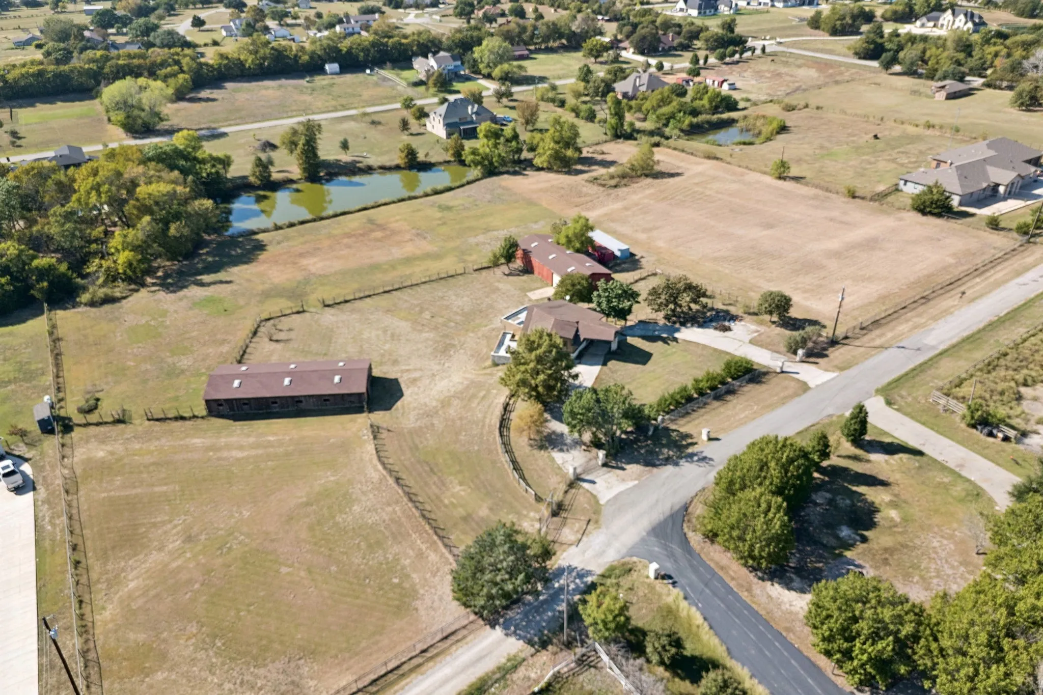 View of the adjacent 3.75 acre property for sale.