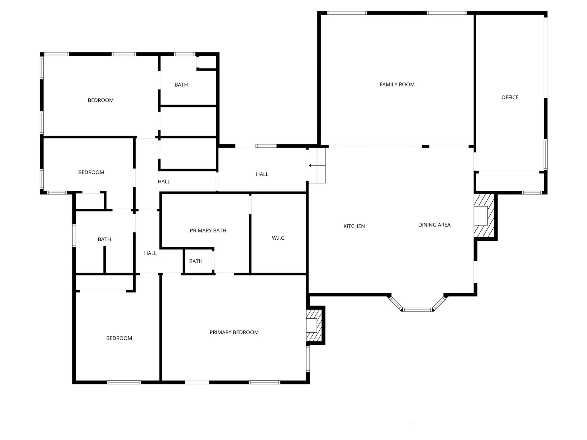 View of floor plan / room layout