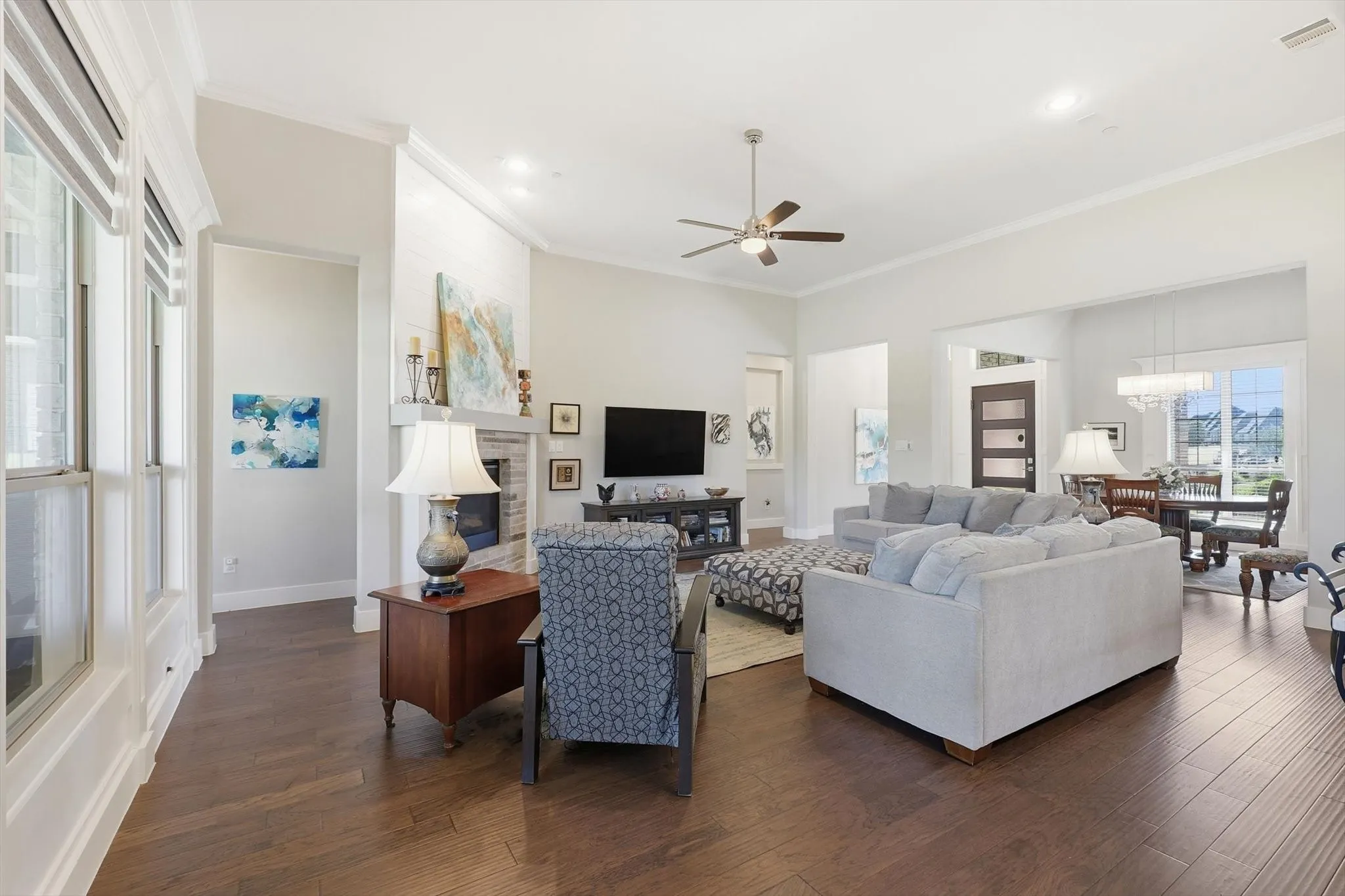Plenty of room in this living area to accommodate most any furniture.