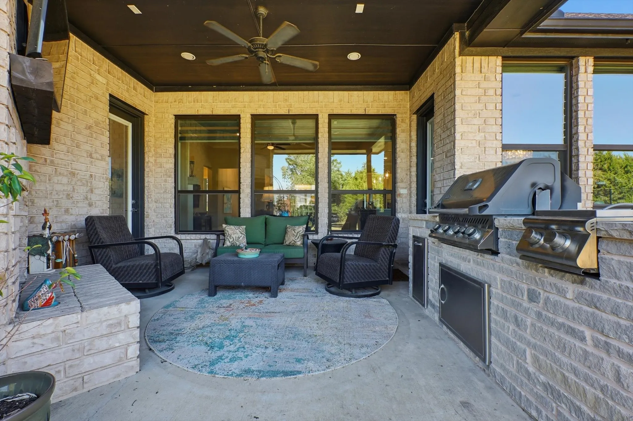 Perfect spot to relax or add a table for dining al fresco!