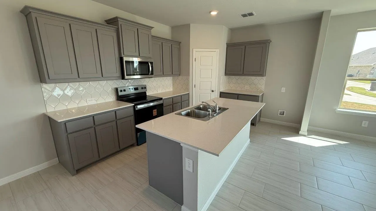 Kitchen - All Home and community information, including pricing, included features, terms, availability and amenities, are subject to change at any time without notice or obligation. All Drawings, pictures, photographs, video, square footages, floor plans, elevations, features, colors and sizes are approximate for illustration purposes only and will vary from the homes as built.
