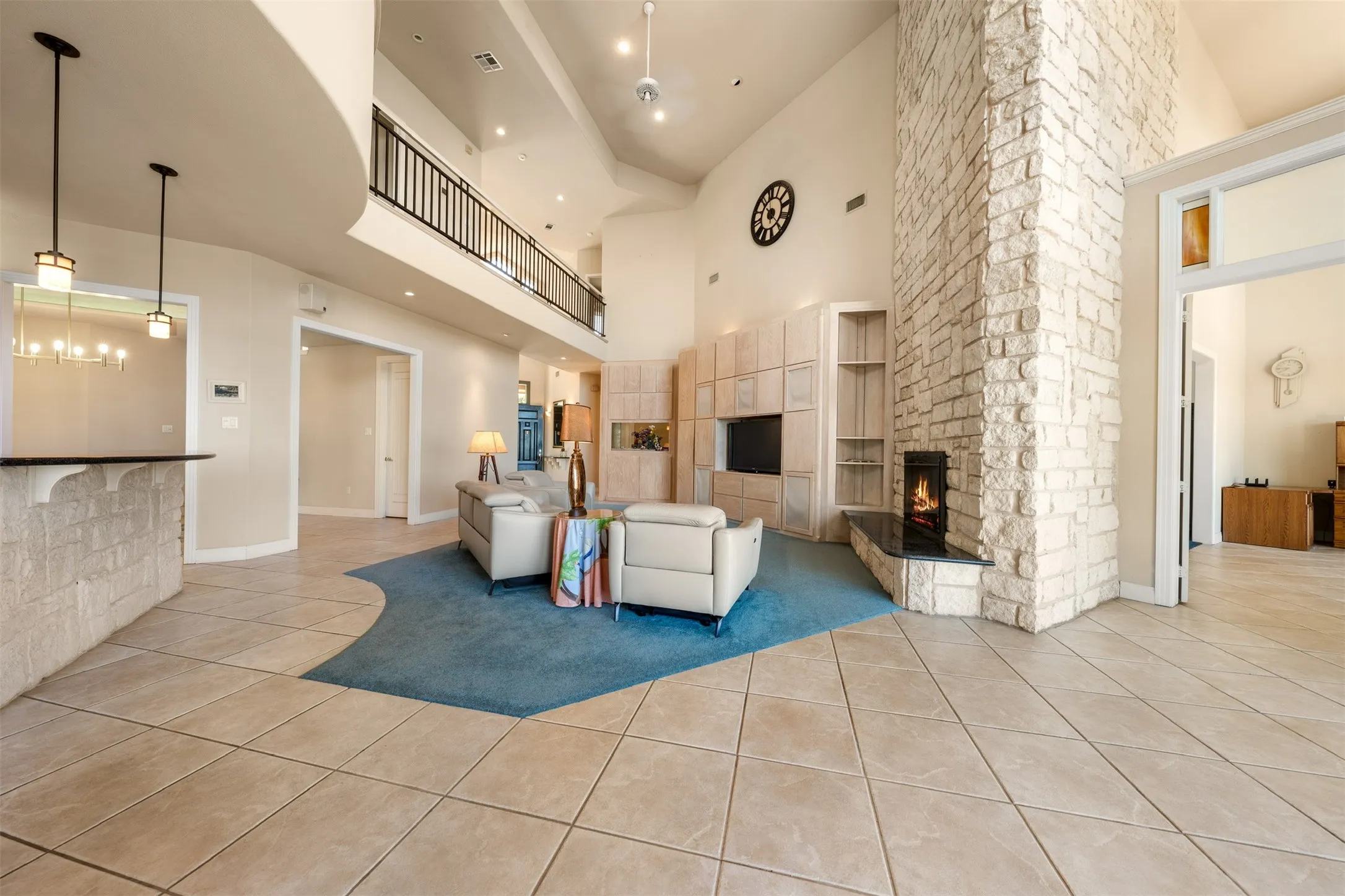 Lobby featuring a high ceiling