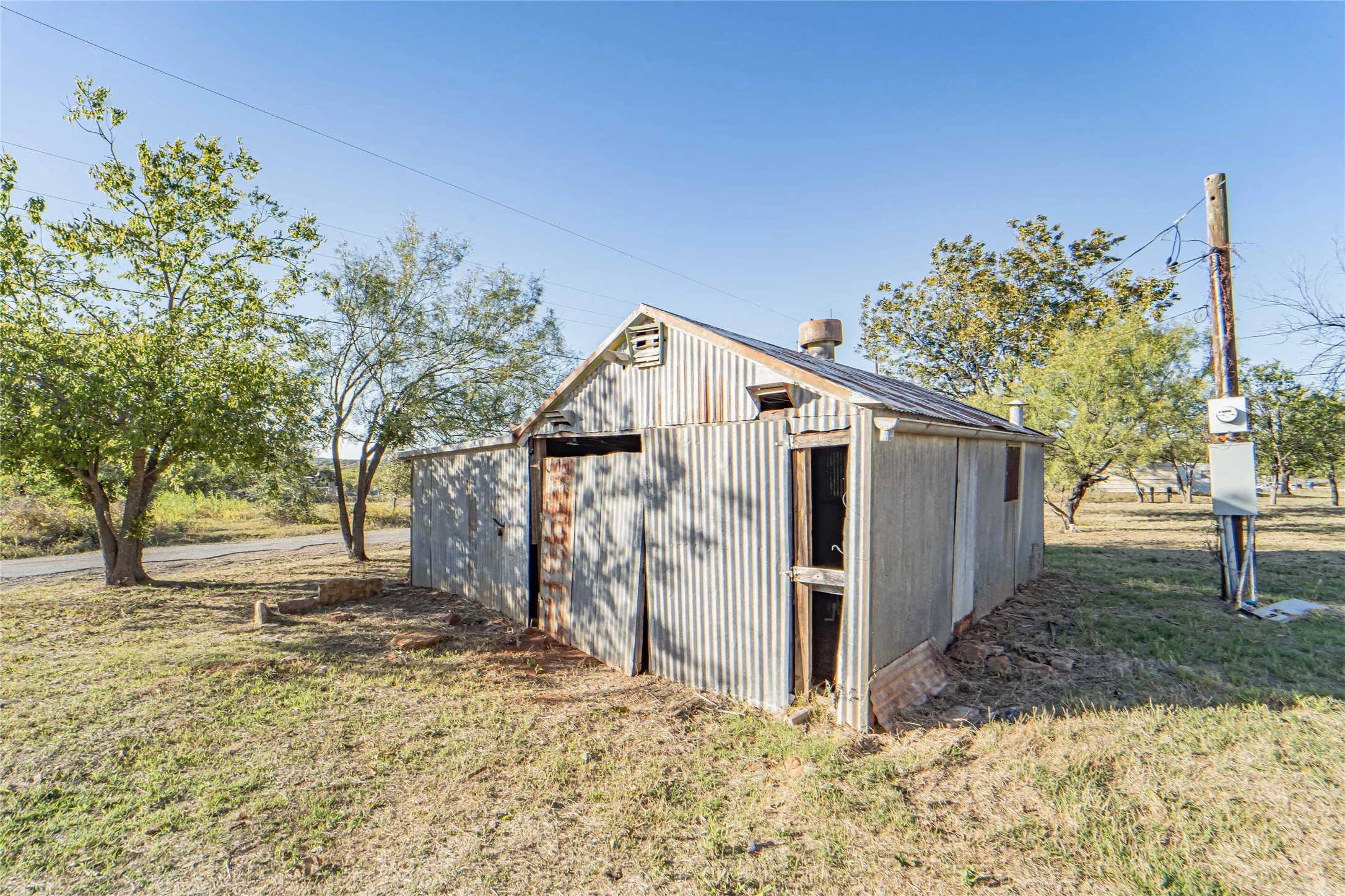 View of outbuilding