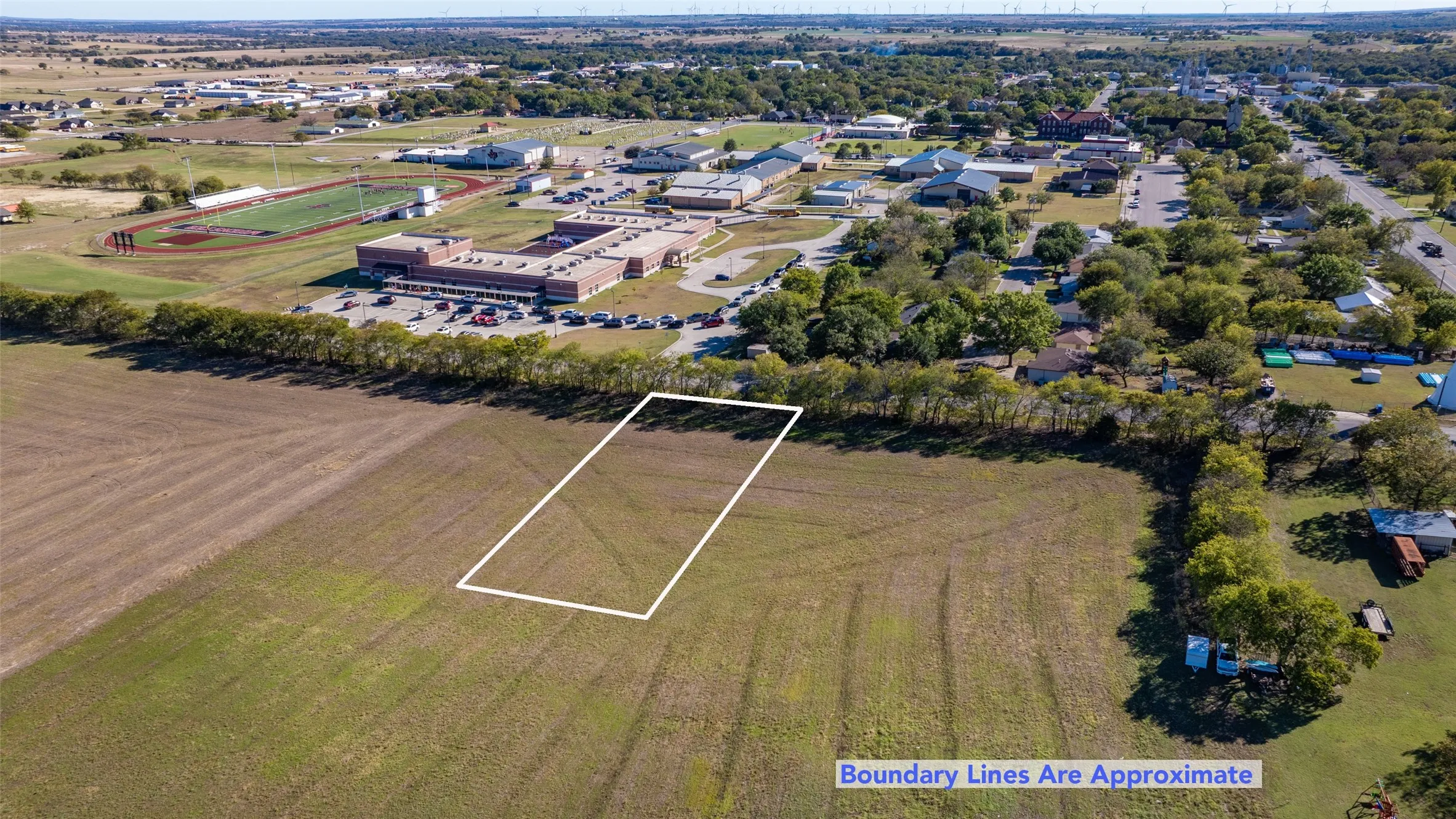 View of property location featuring property parcel outlined