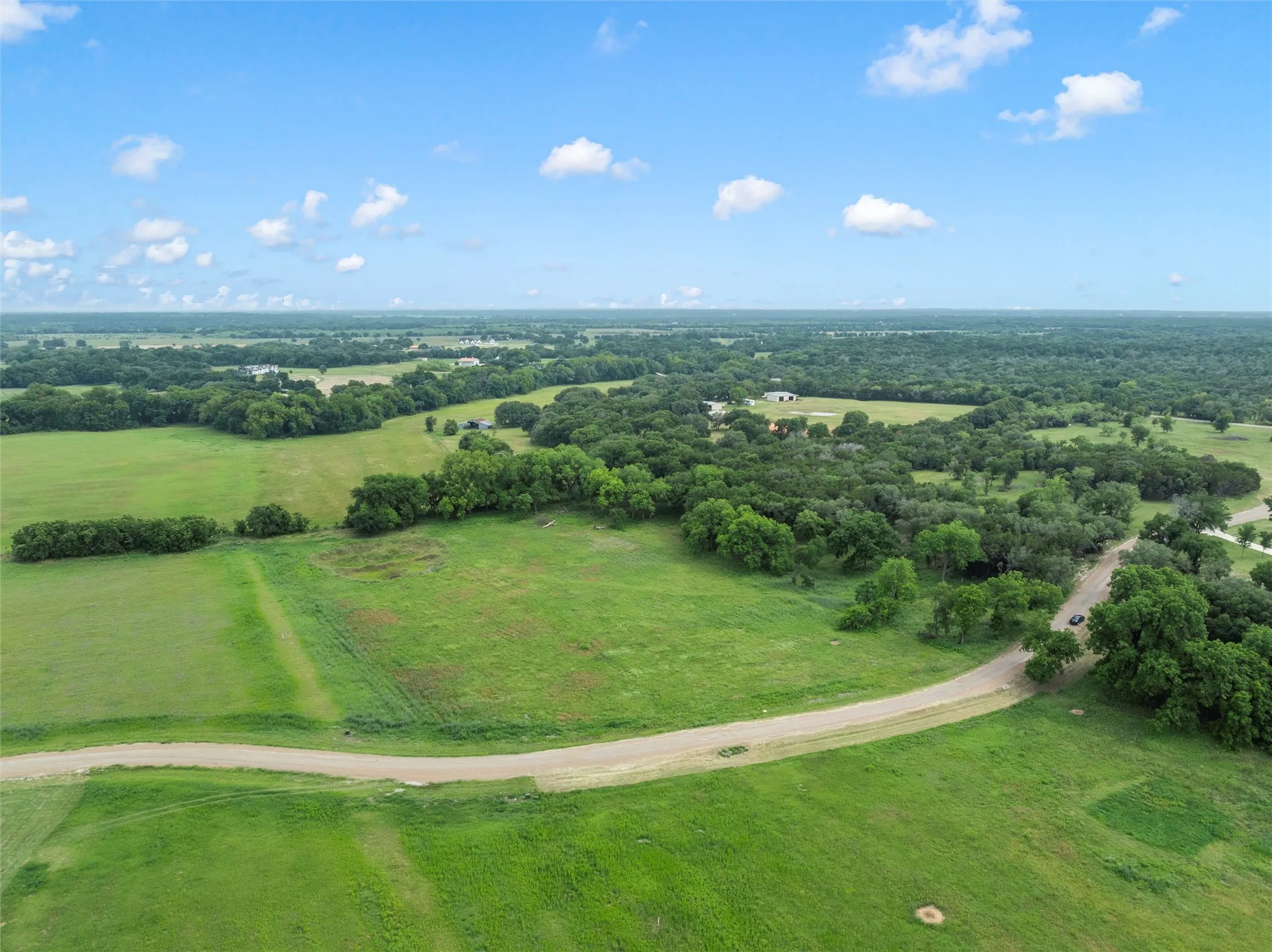 Aerial overview of property's location