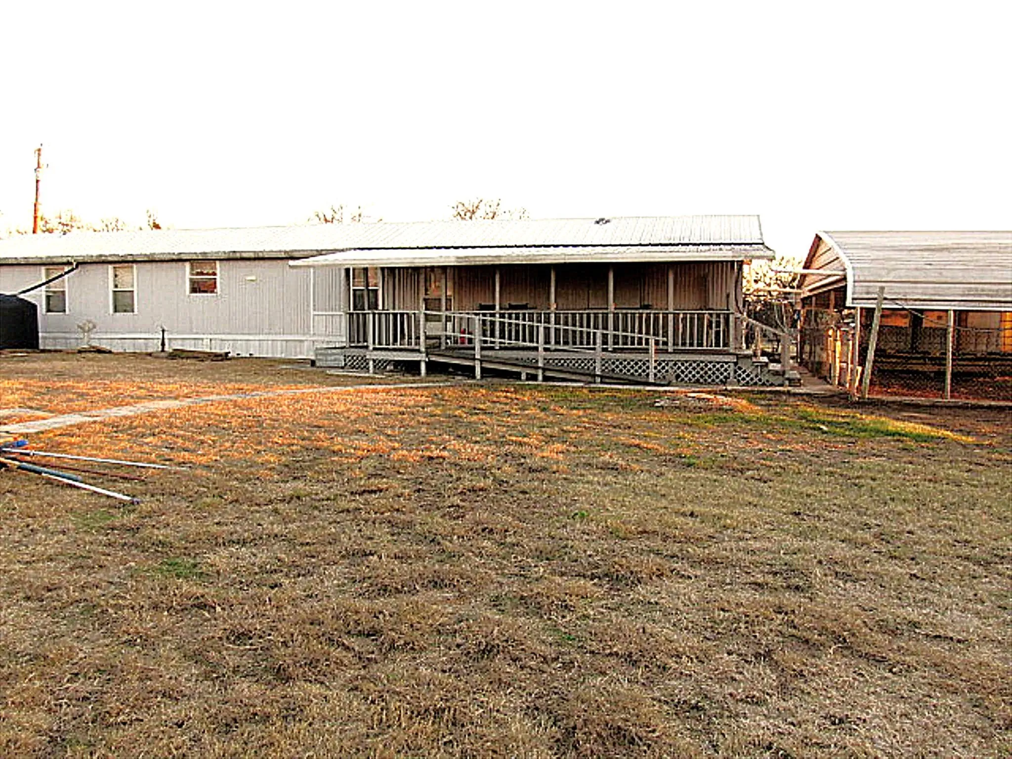 Front of house and carport